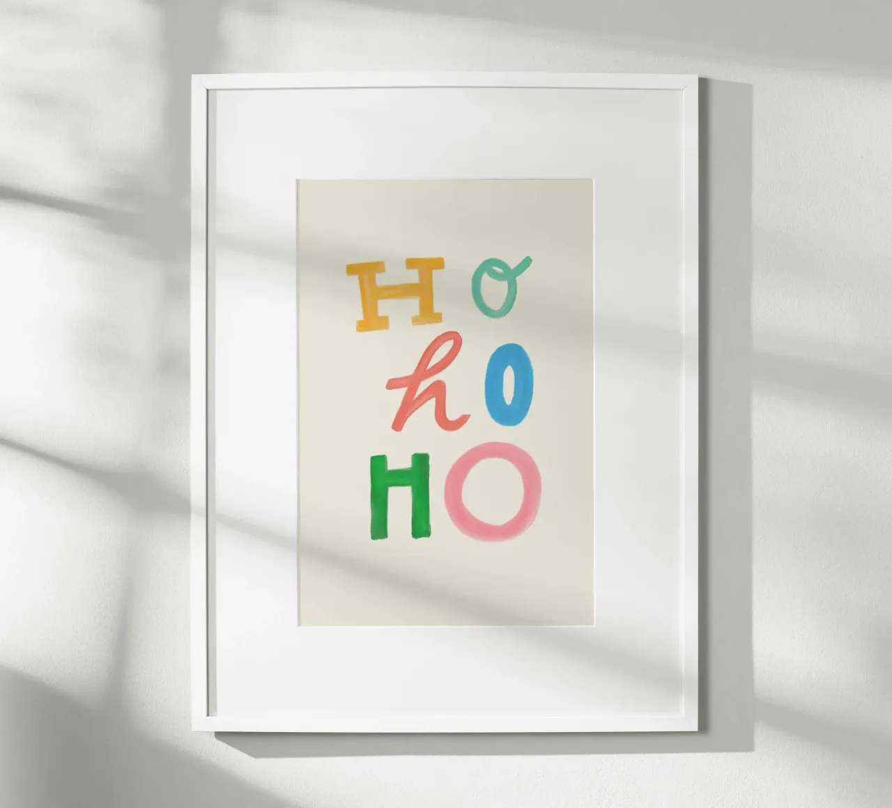 Hohoho Lettering poster da KRUTH DESIGN