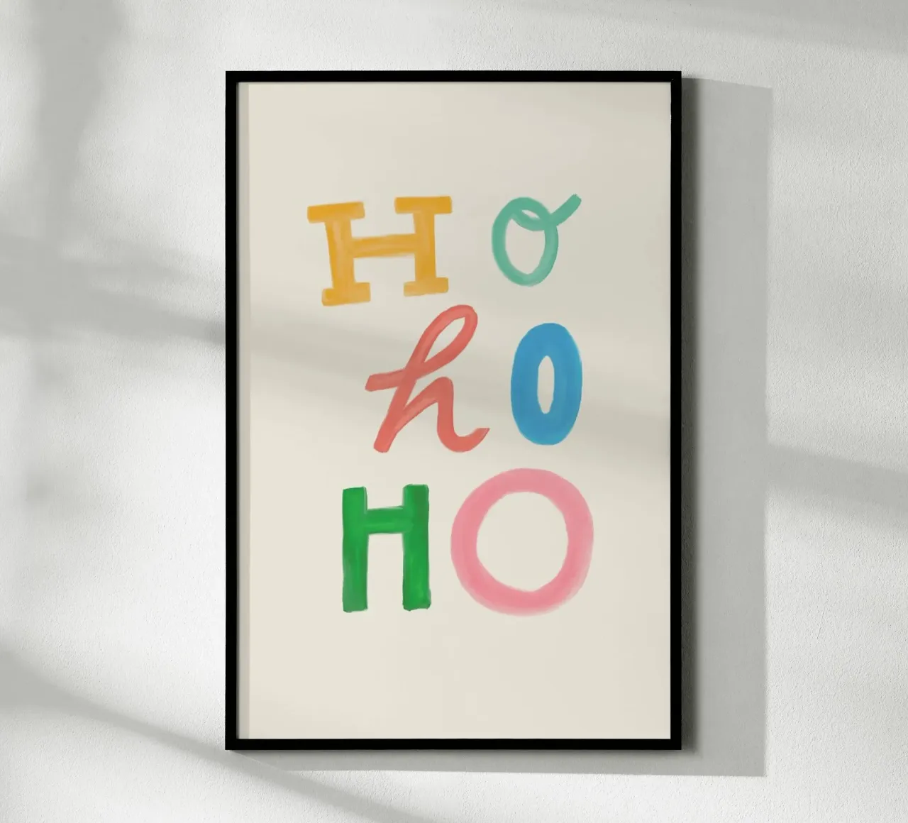 Hohoho Lettering poster da KRUTH DESIGN