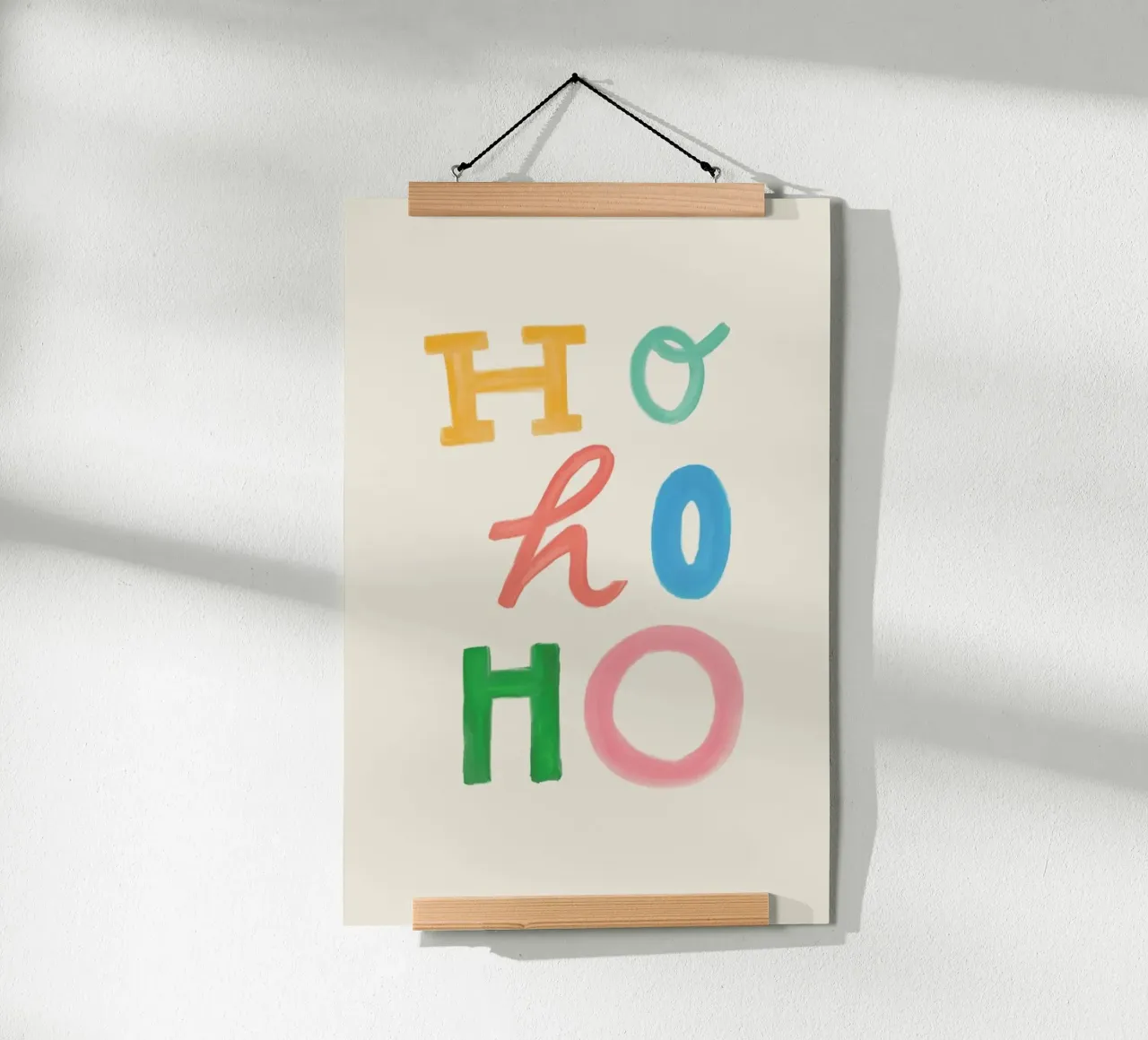 Hohoho Lettering poster da KRUTH DESIGN