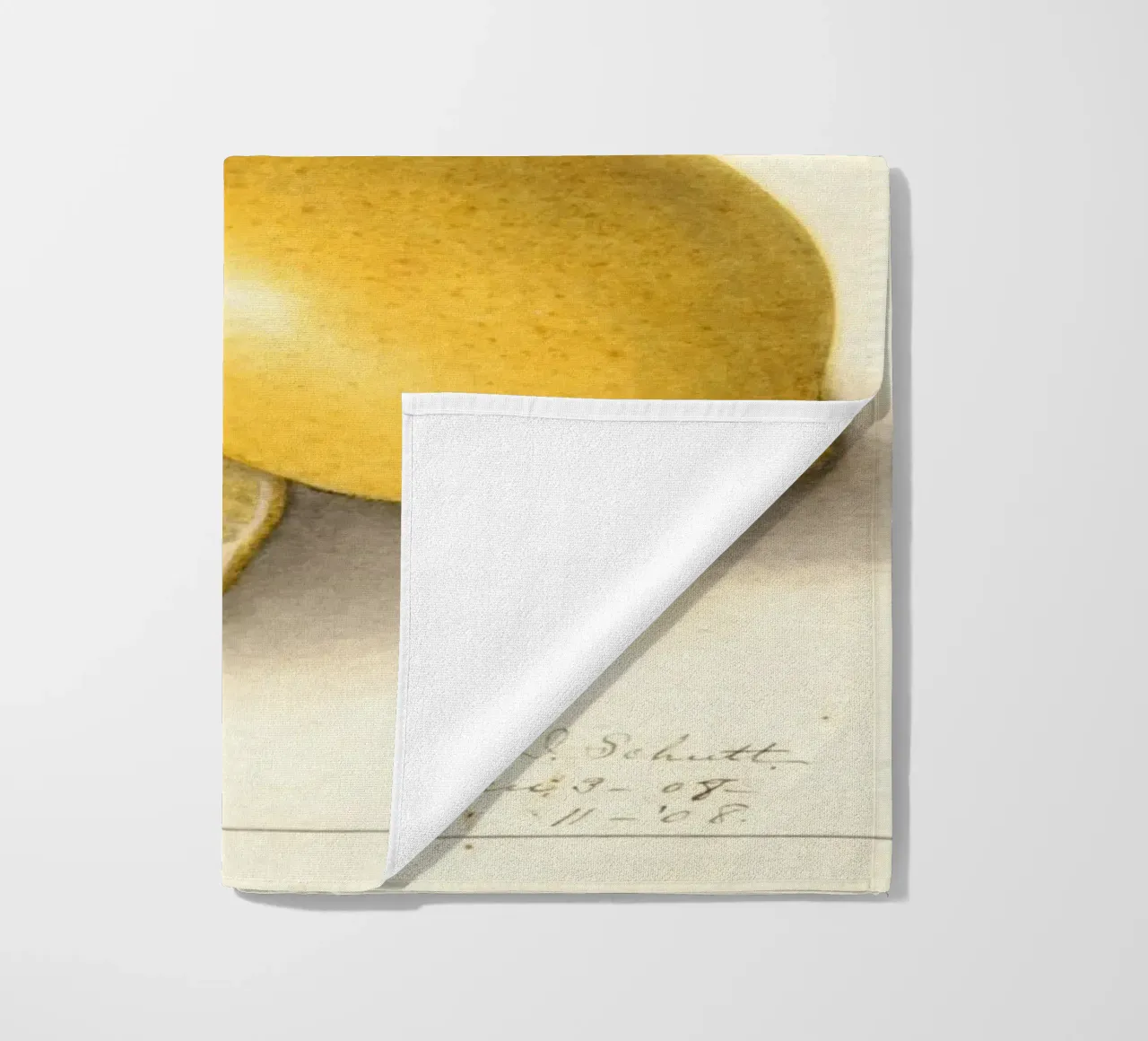 Vintage Lemon & Lime Botanical Print - Citrus Kitchen Art toalla de playa de ClubArt