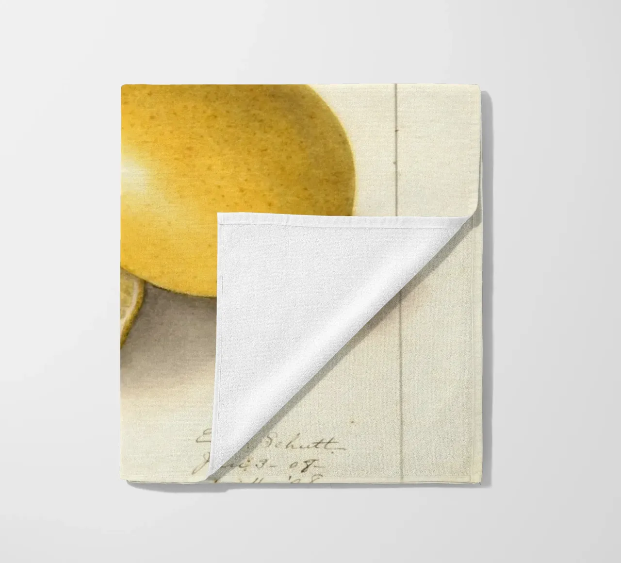 Vintage Lemon & Lime Botanical Print - Citrus Kitchen Art toalla de playa de ClubArt