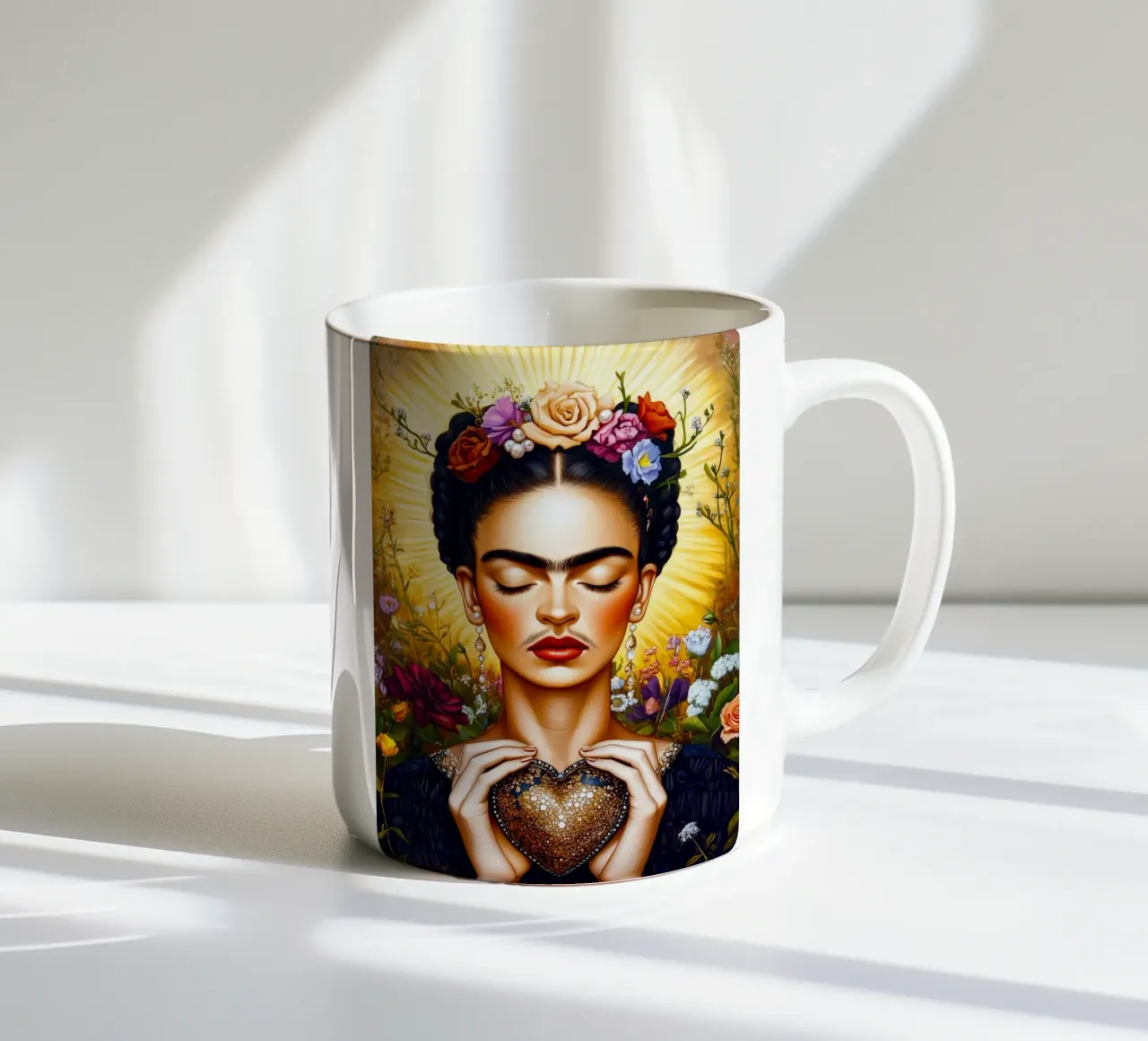 Cuore di donna tazza in ceramica da Justyna Jaszke JBJart