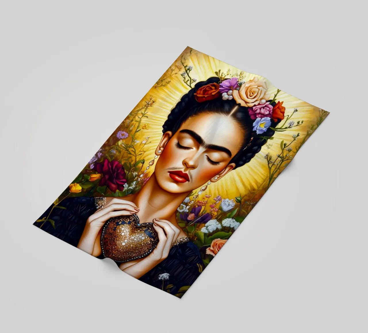 Cuore di donna telo mare da Justyna Jaszke JBJart