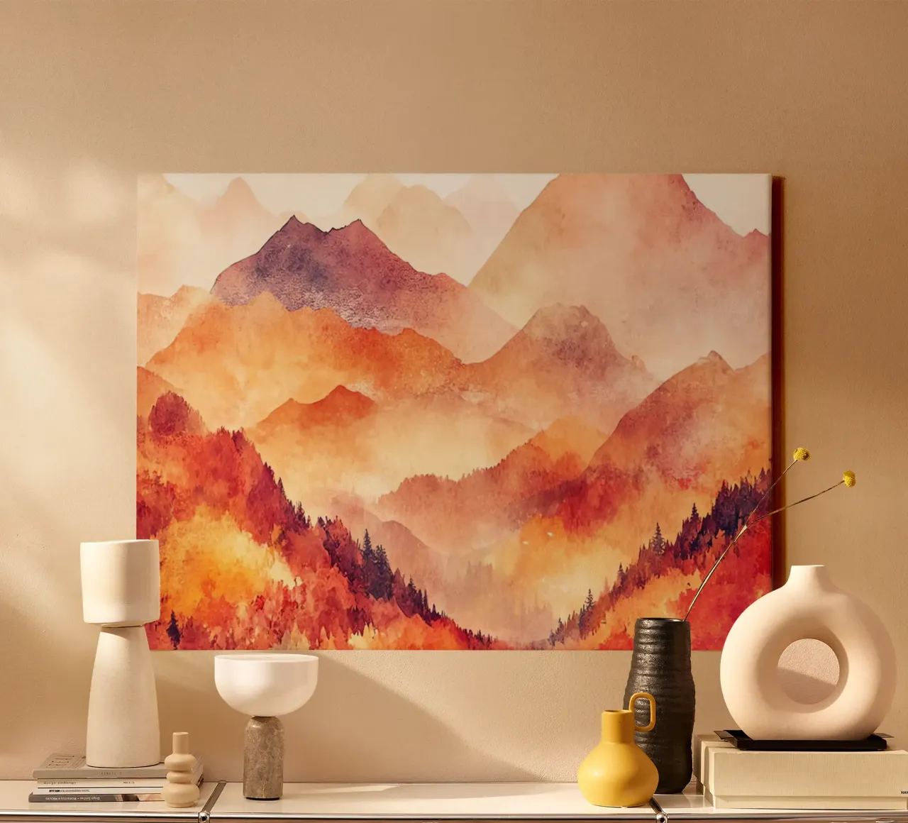Beyond the Clouds: The Mountain canvas by Théïa's Fantasia World