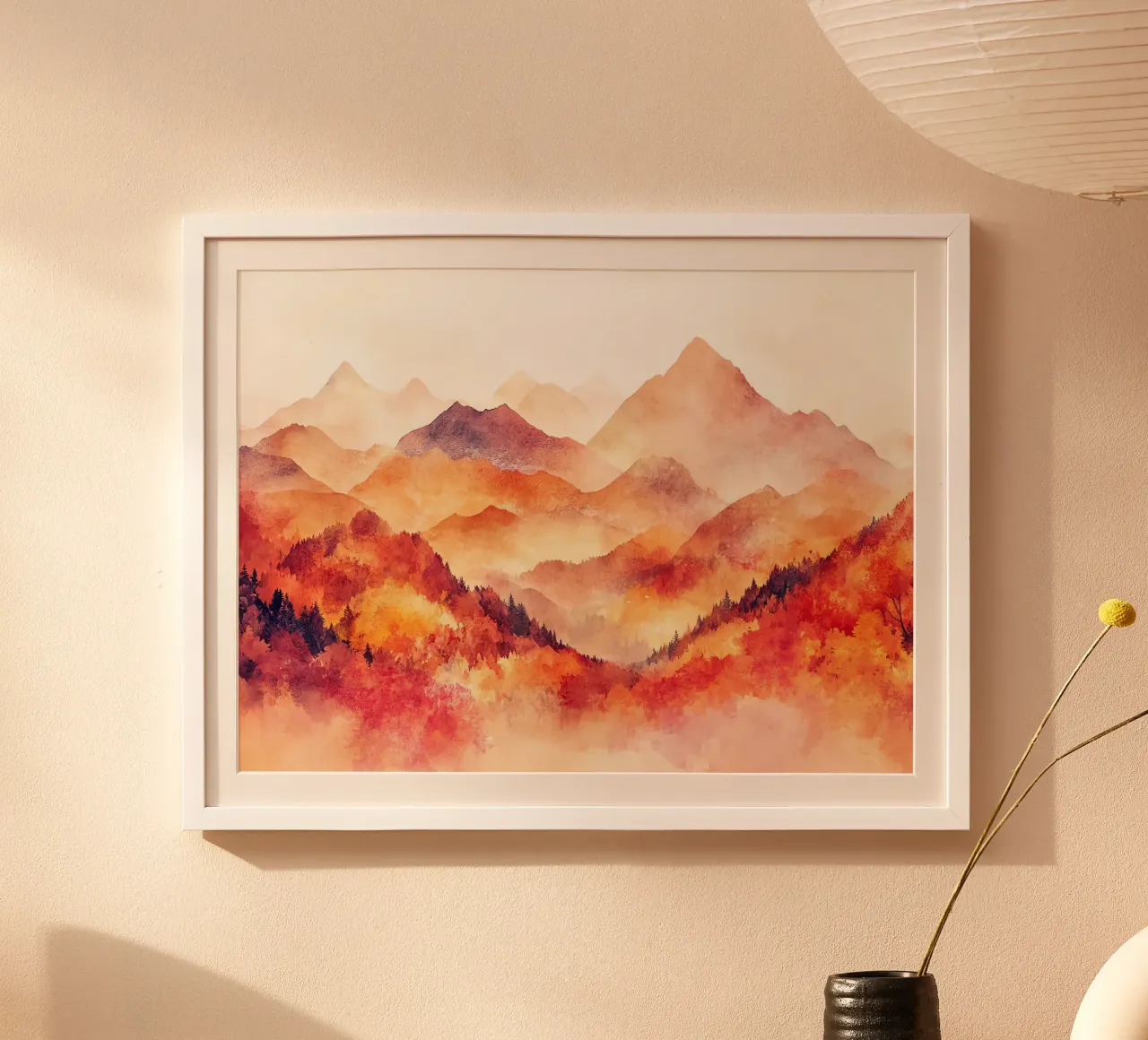 Beyond the Clouds: The Mountain poster by Théïa's Fantasia World