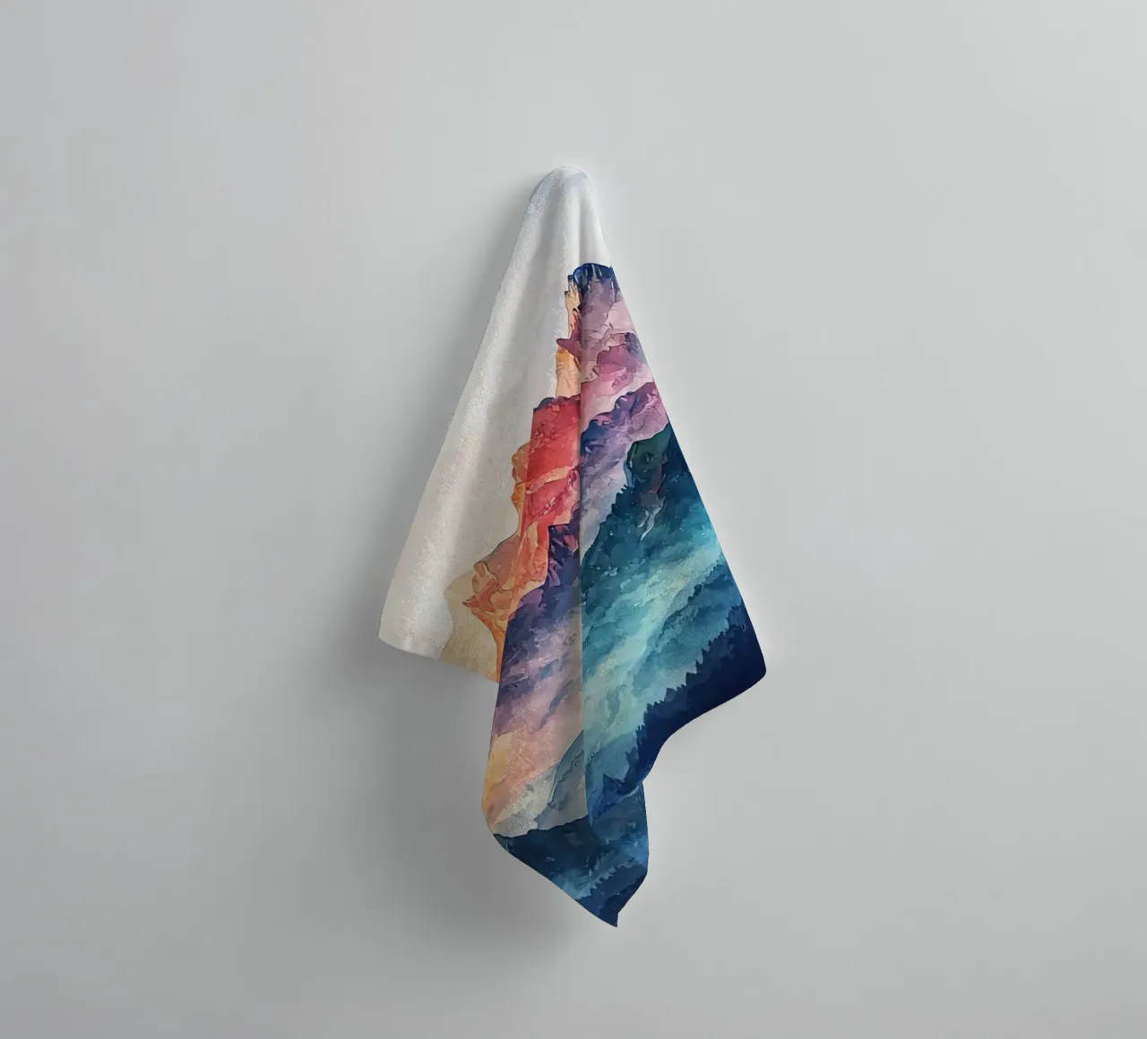 Monts Célestes : Silence of the Heights towel by Théïa's Fantasia World