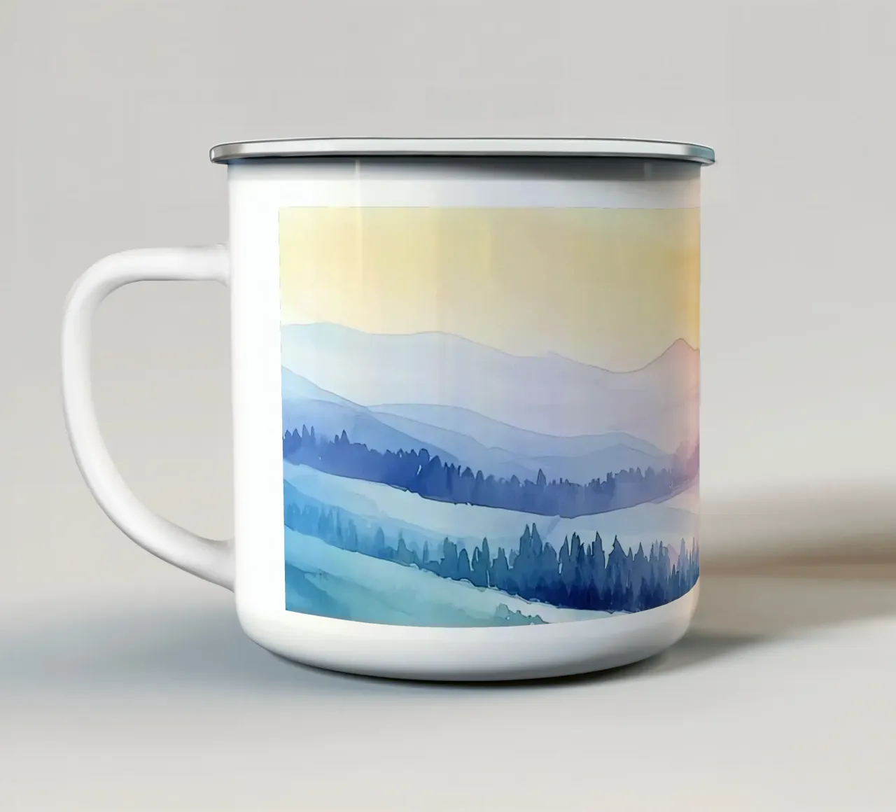 Douceur des Collines tazza in smalto da Théïa's Fantasia World