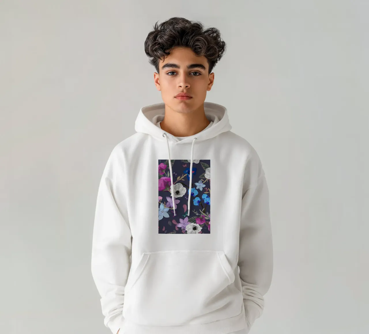 Orchidea primulacea e iris felpa con cappuccio da gulsengunel