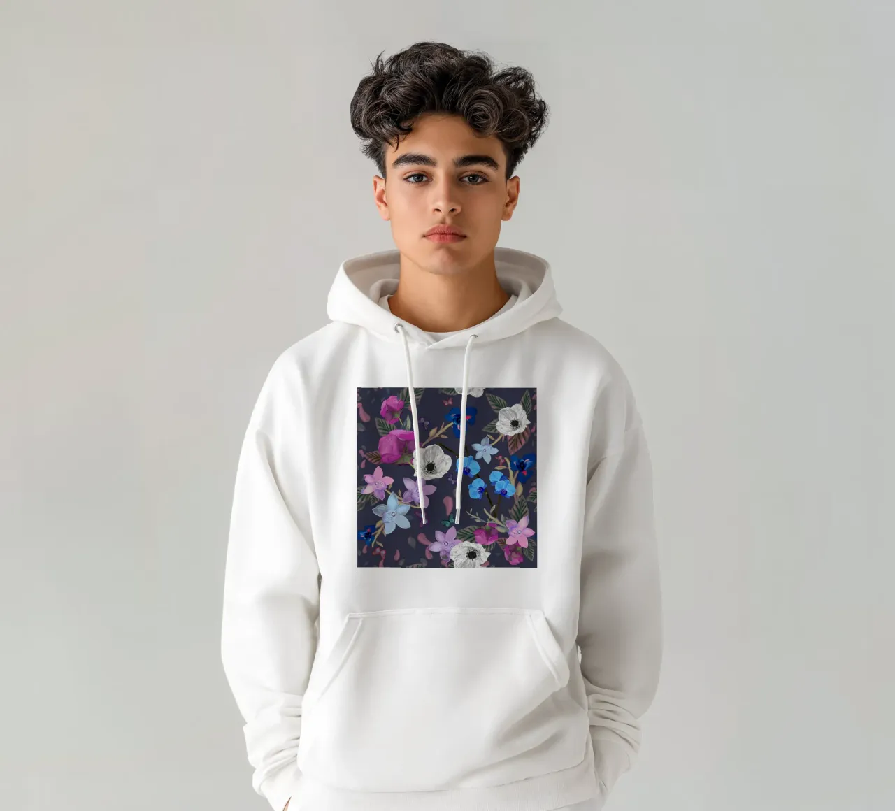 Orchidea primulacea e iris felpa con cappuccio da gulsengunel