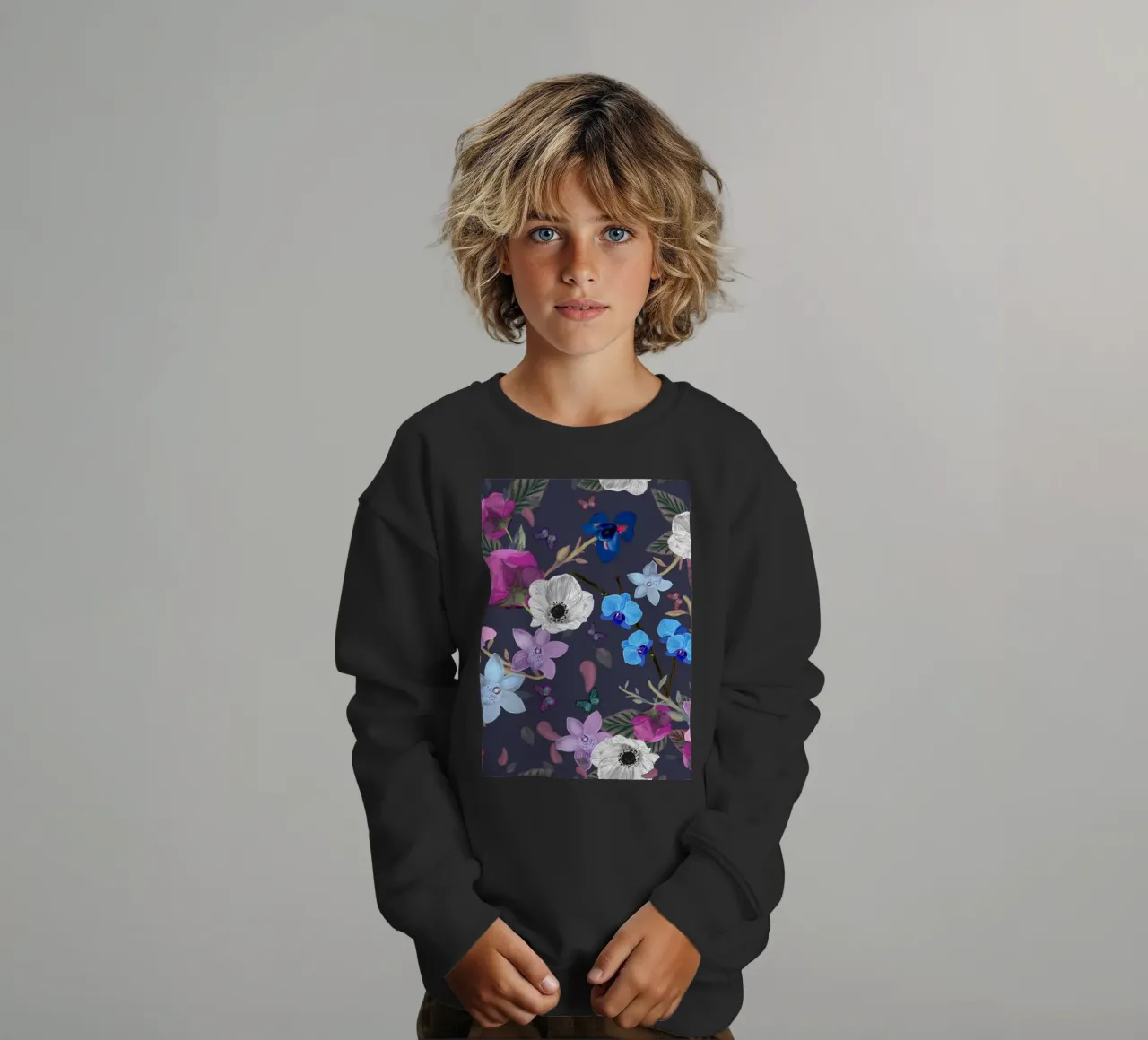 Orchidea primulacea e iris felpa bambino da gulsengunel