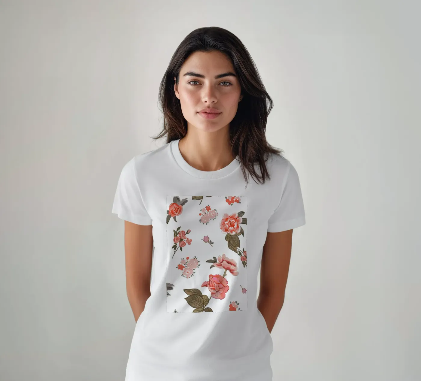 Sinaasappels patroon achtergrond t-shirt van gulsengunel