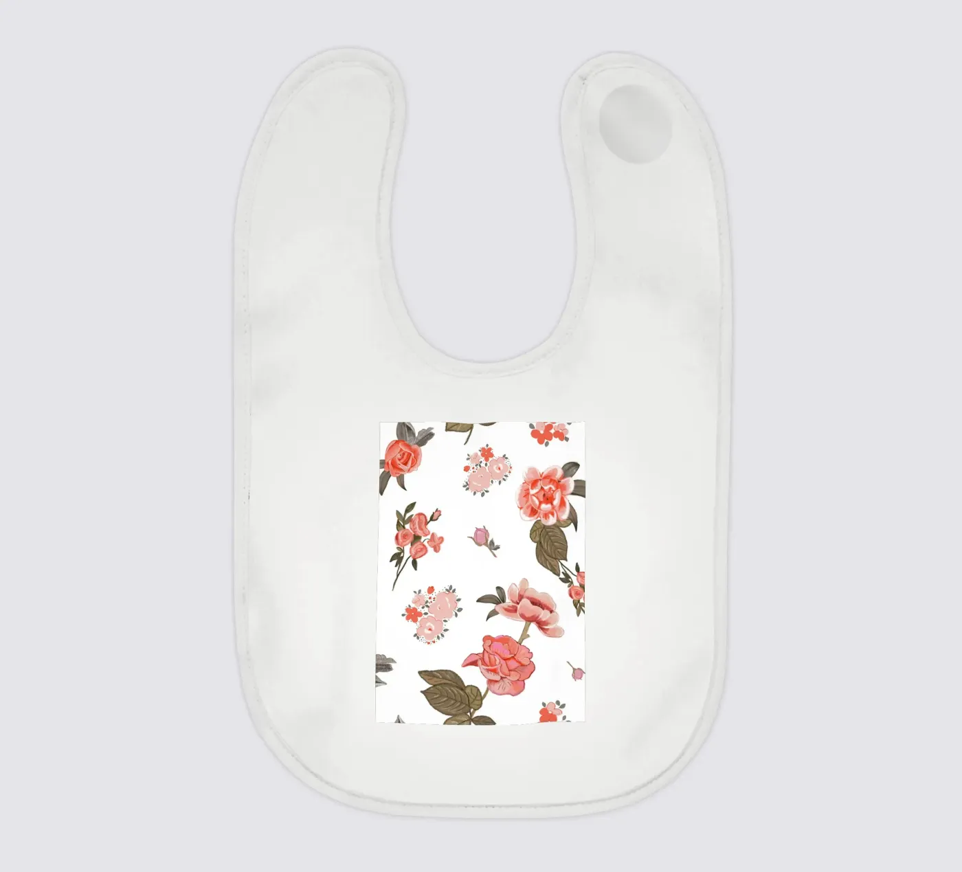 Oranges pattern background baby bib by gulsengunel
