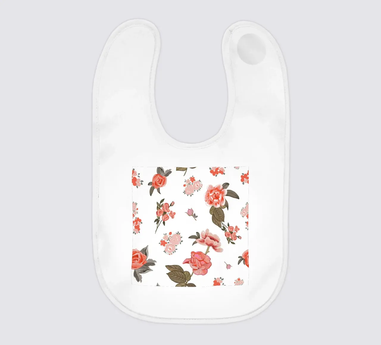 Oranges pattern background baby bib by gulsengunel