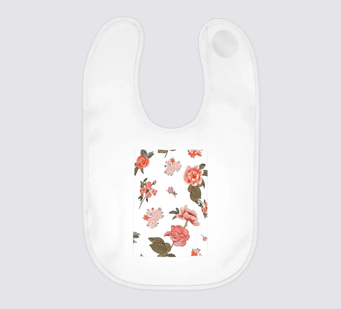 Oranges pattern background baby bib by gulsengunel