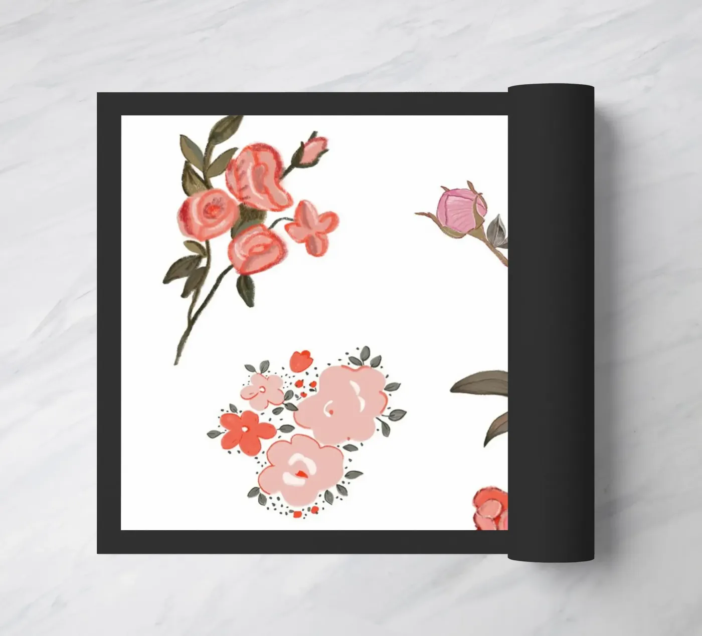 Sinaasappels patroon achtergrond deurmat van gulsengunel