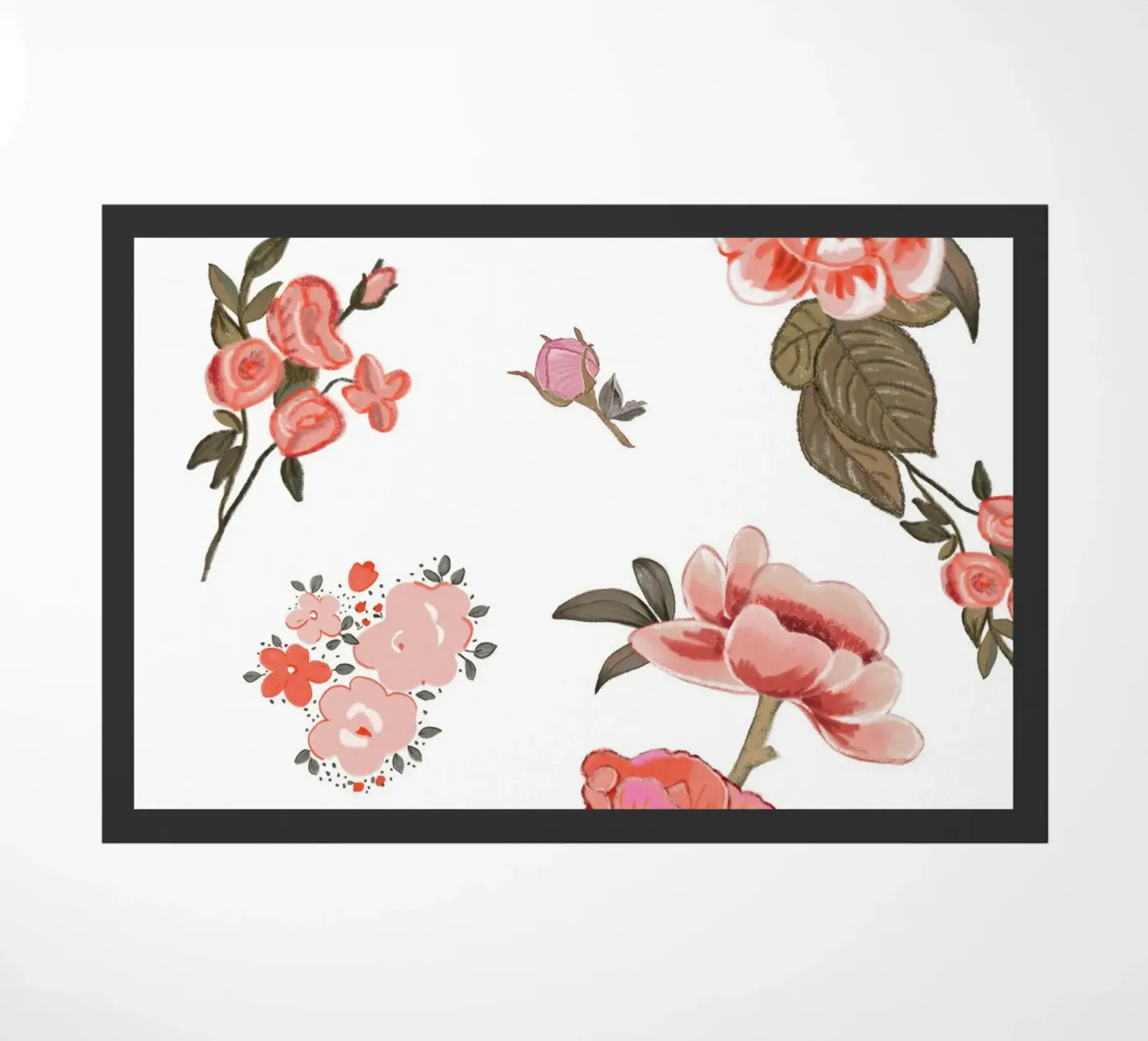 Sinaasappels patroon achtergrond deurmat van gulsengunel