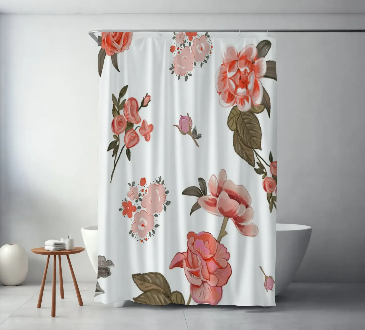 Oranges pattern background douchegordijn van gulsengunel