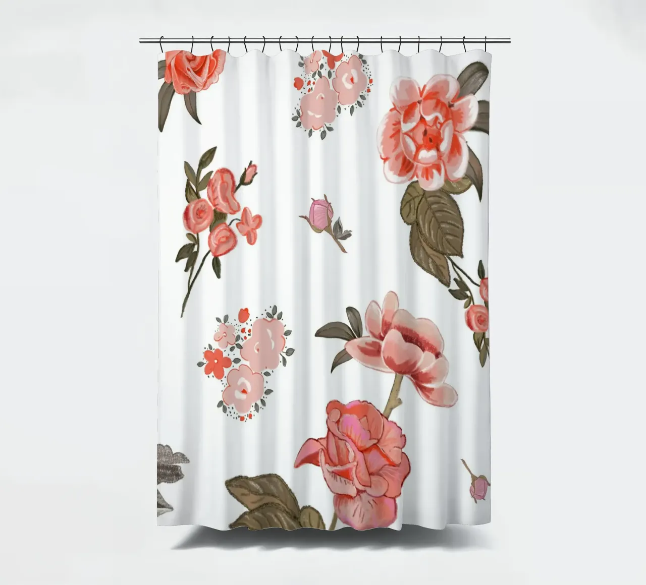 Oranges pattern background douchegordijn van gulsengunel