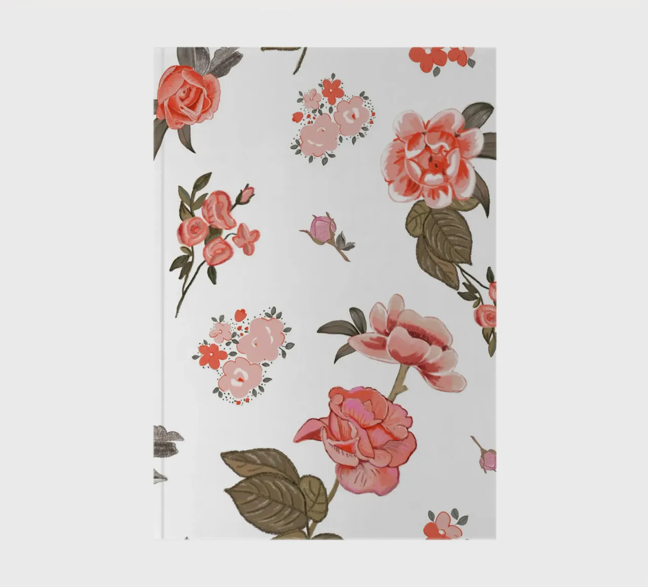 Oranges pattern background notebook by gulsengunel