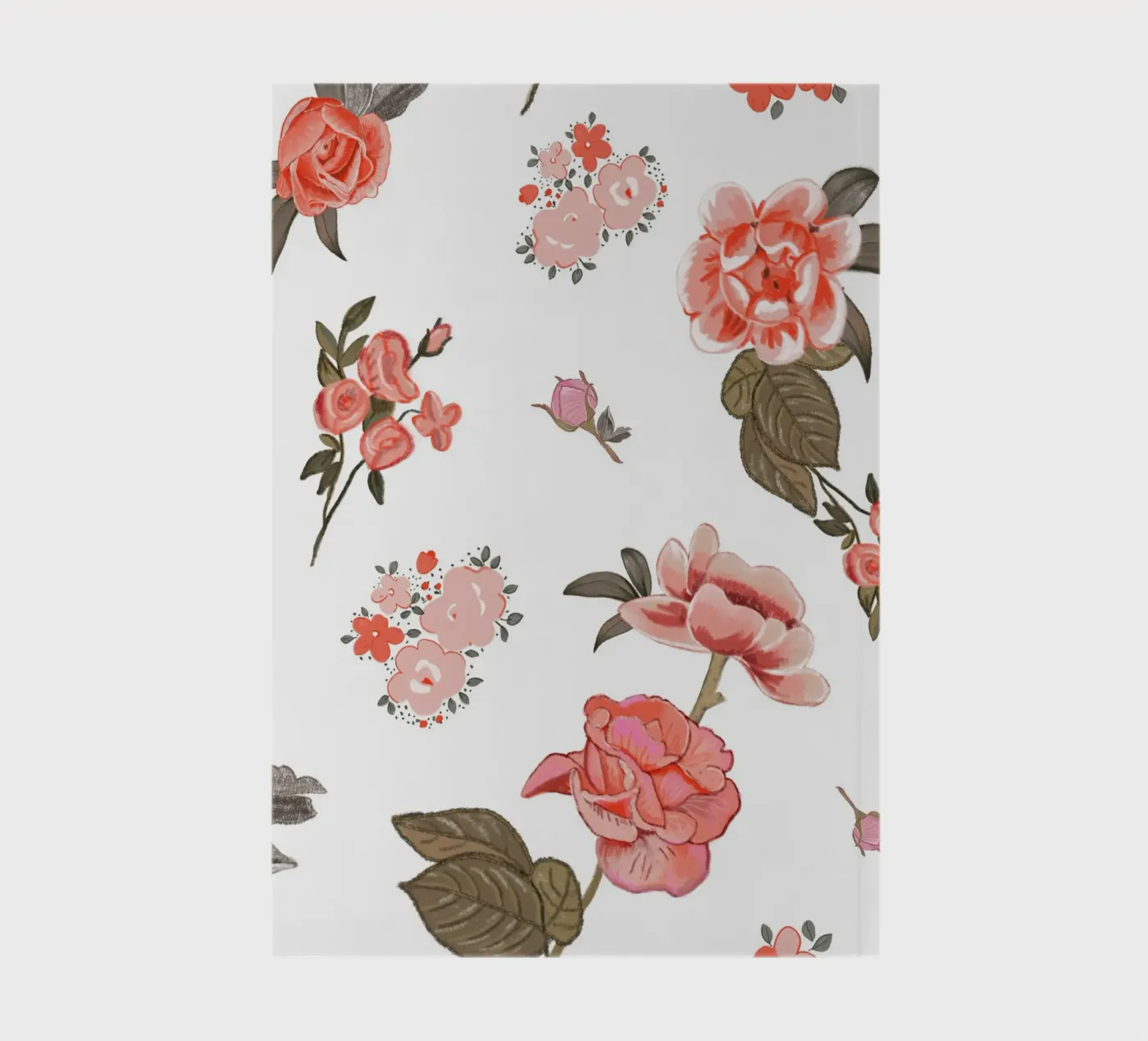 Oranges pattern background notebook by gulsengunel