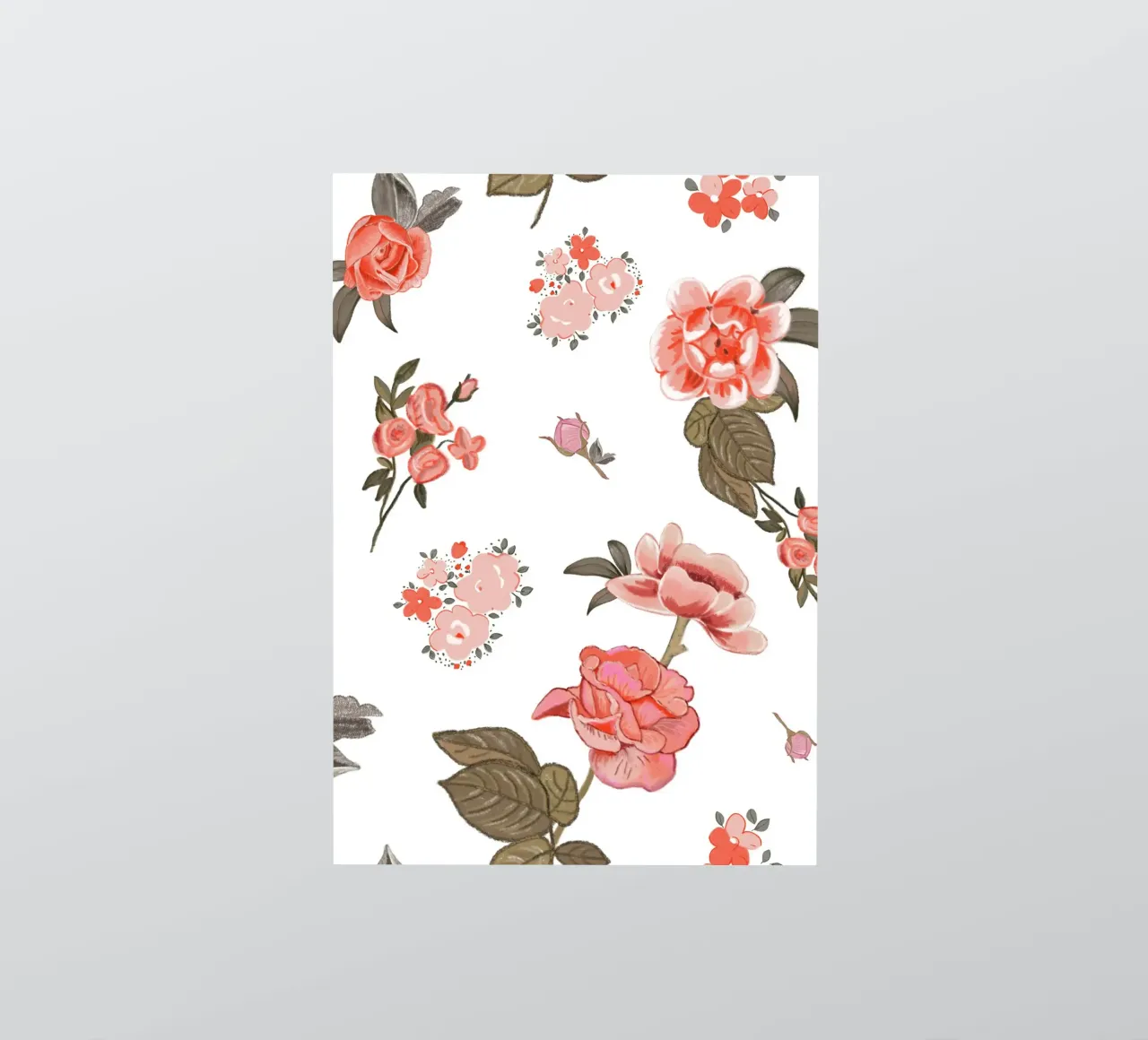 Oranges pattern background sticker by gulsengunel