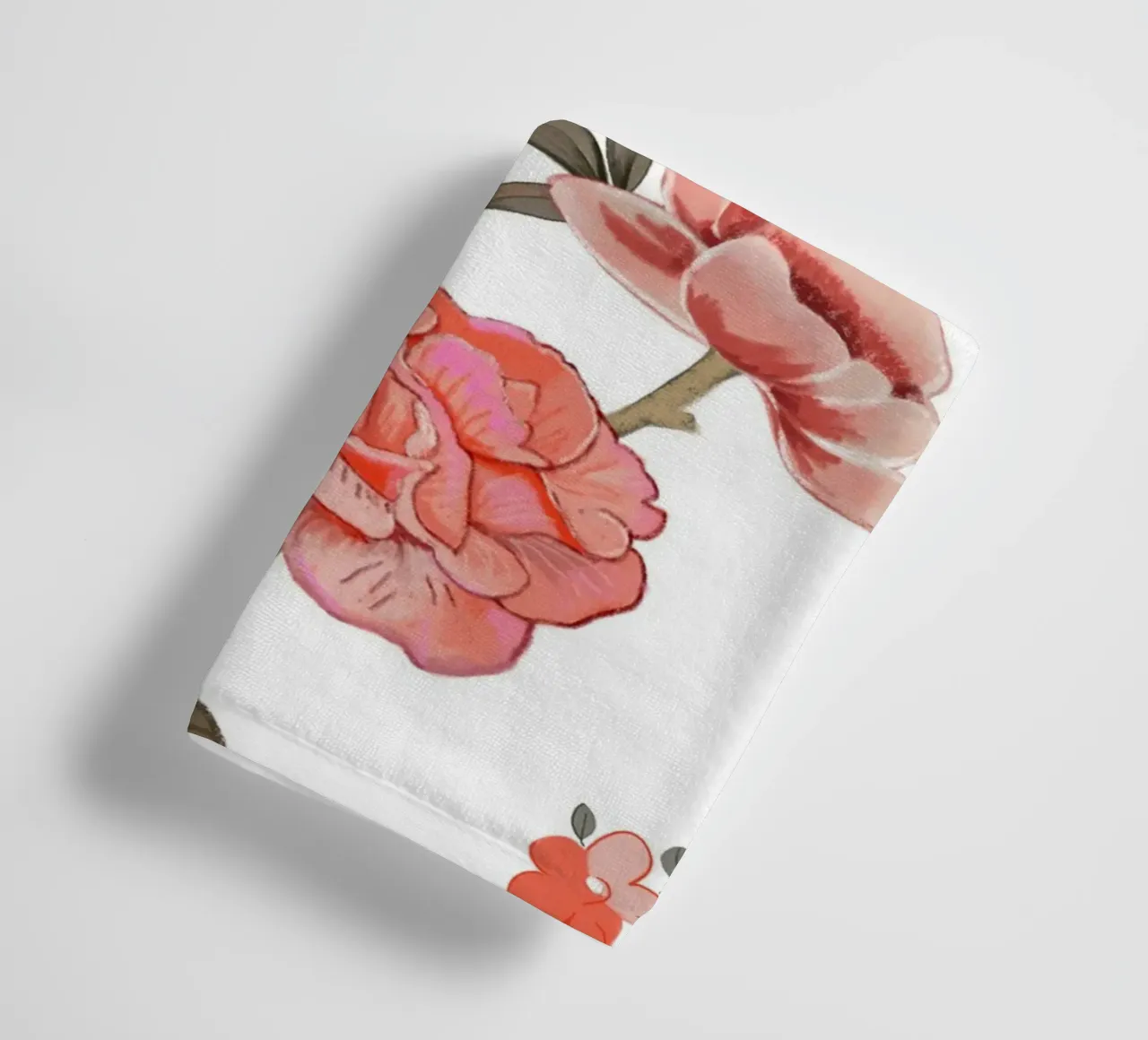 Oranges pattern background towel by gulsengunel