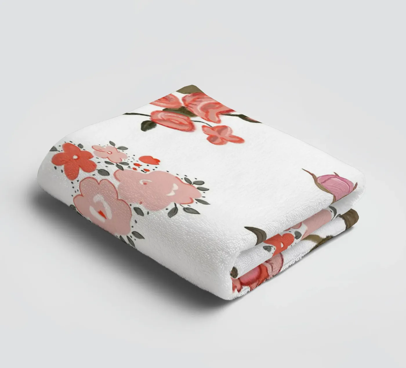 Oranges pattern background towel by gulsengunel