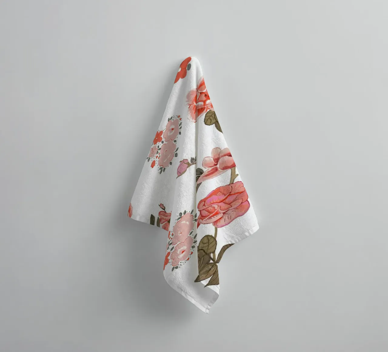 Oranges pattern background towel by gulsengunel