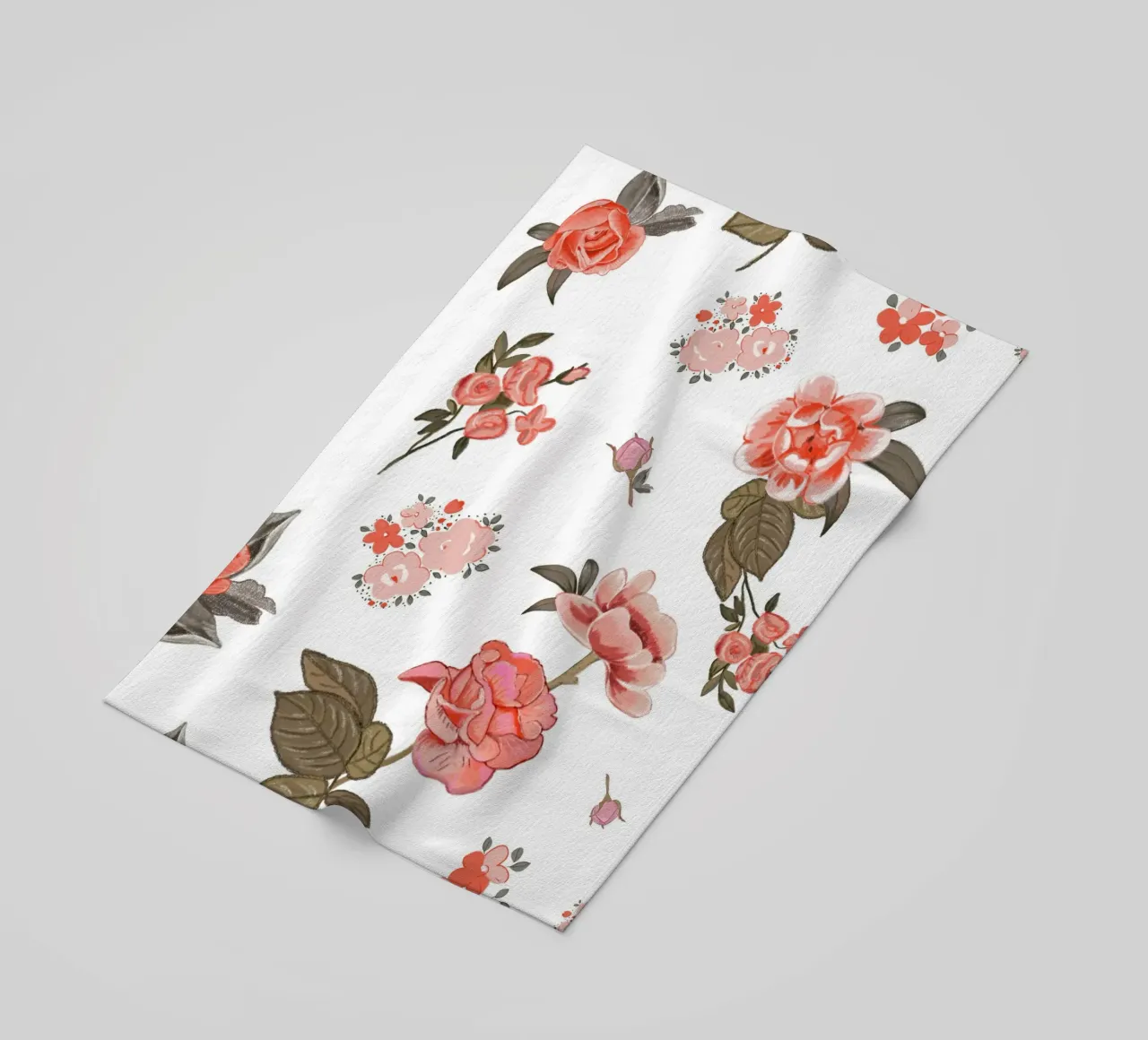 Oranges pattern background beach towel by gulsengunel