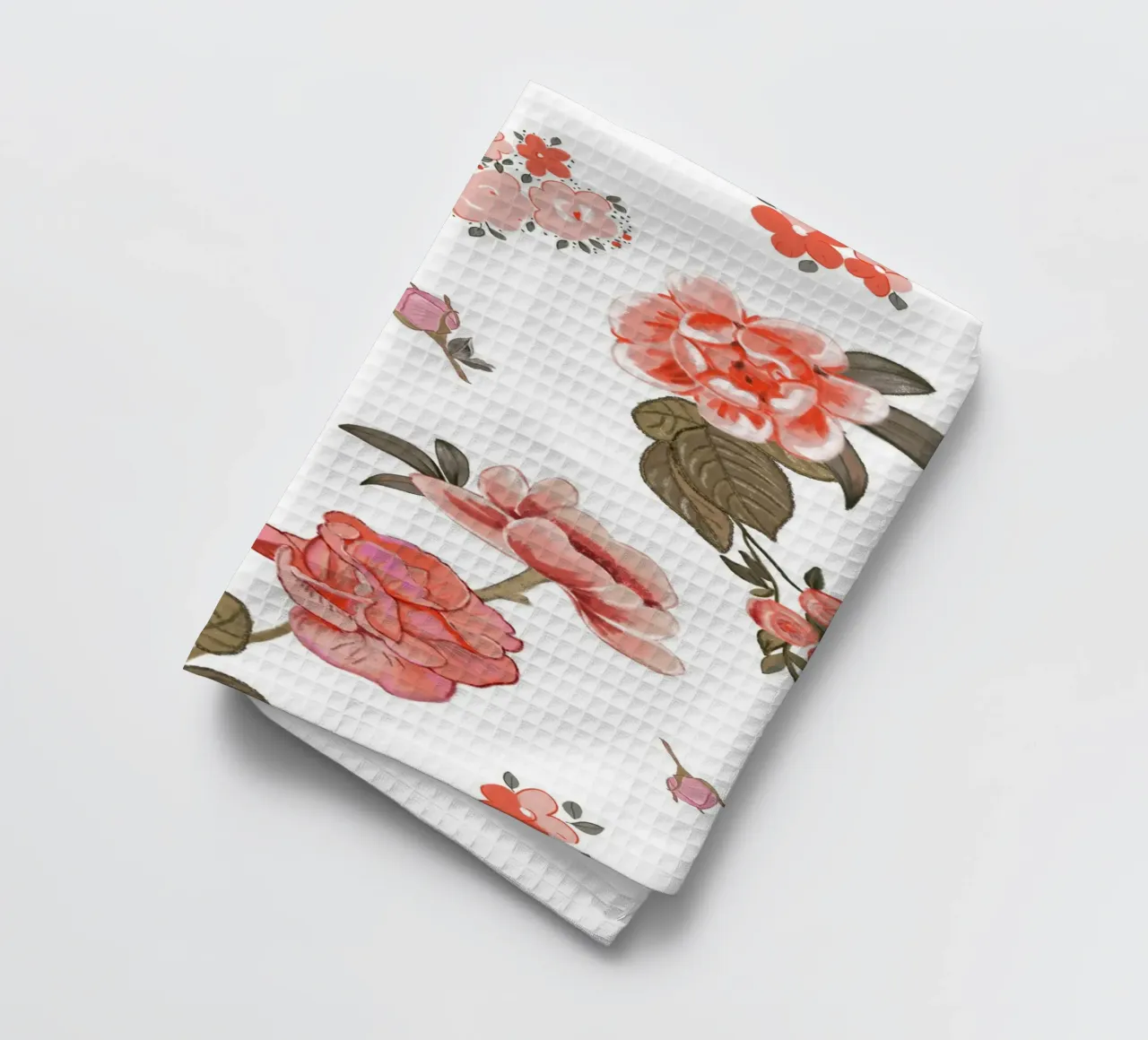 Orangen Muster Hintergrund Geschirrtuch von gulsengunel