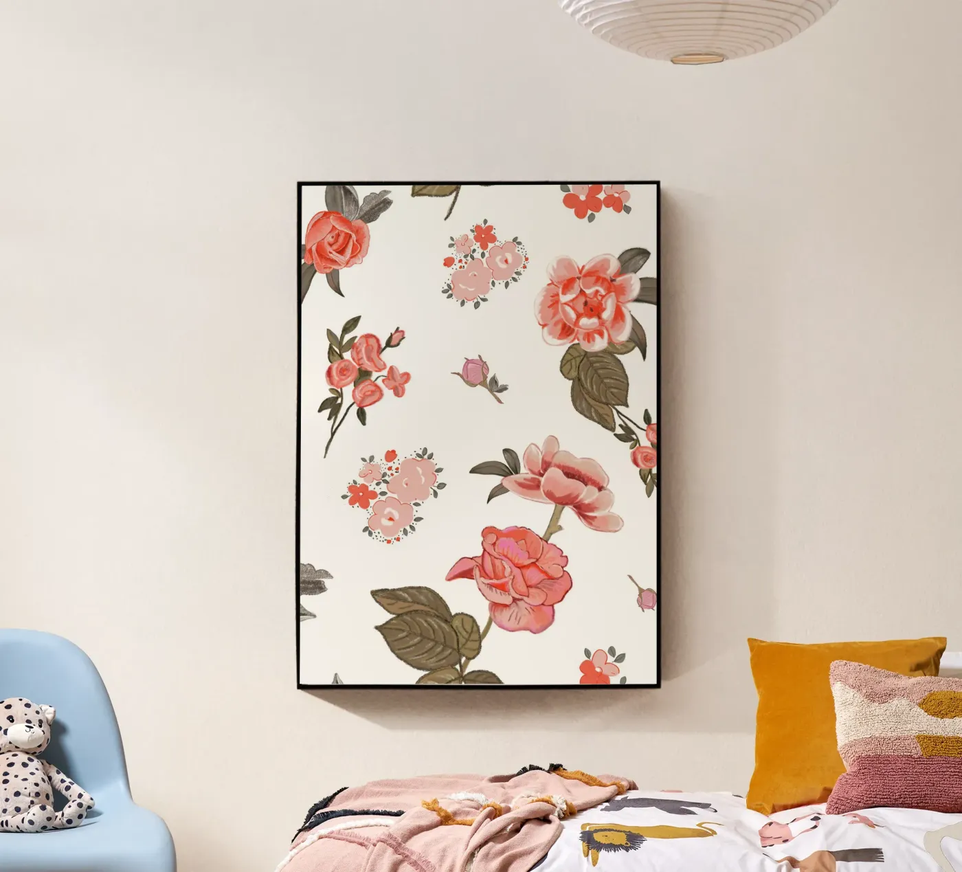 Orangen Muster Hintergrund Acryl-Glas von gulsengunel