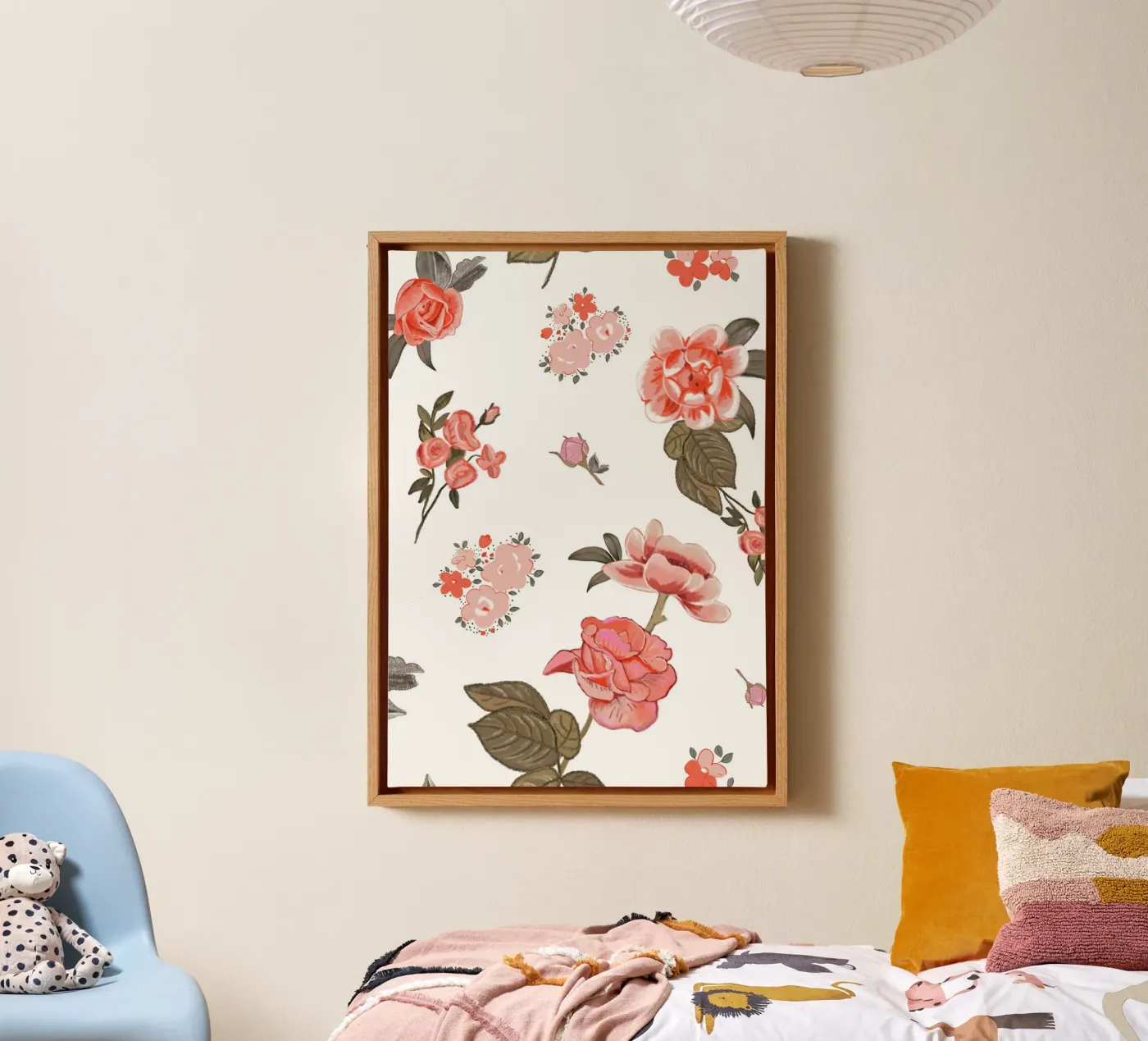 Oranges pattern background canvas by gulsengunel