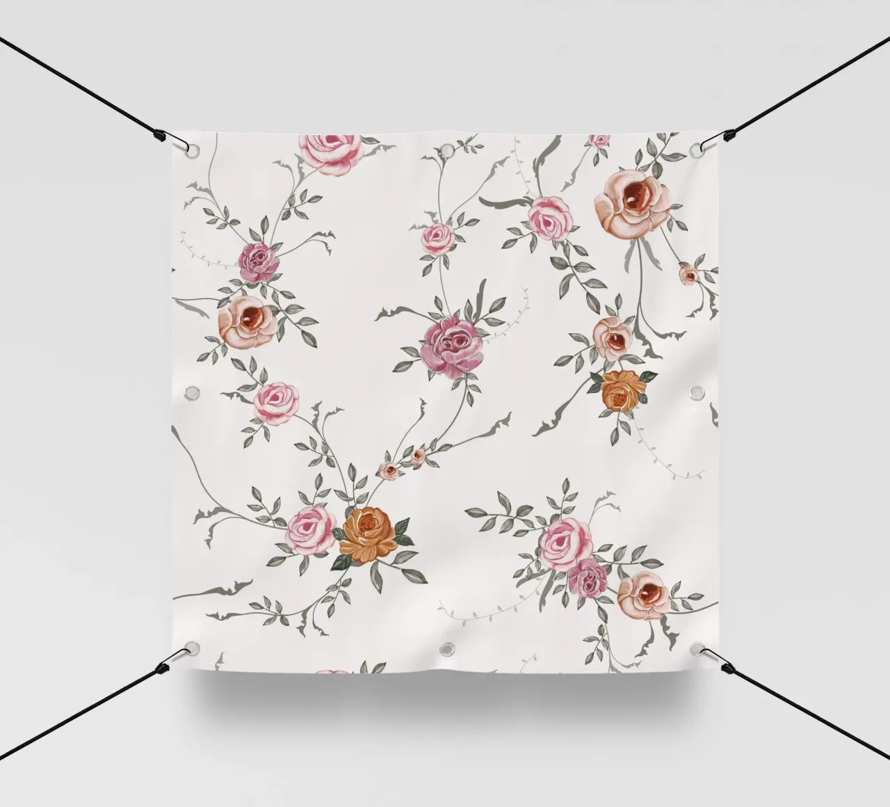 Modello di fiore oleoso telo in pvc da gulsengunel
