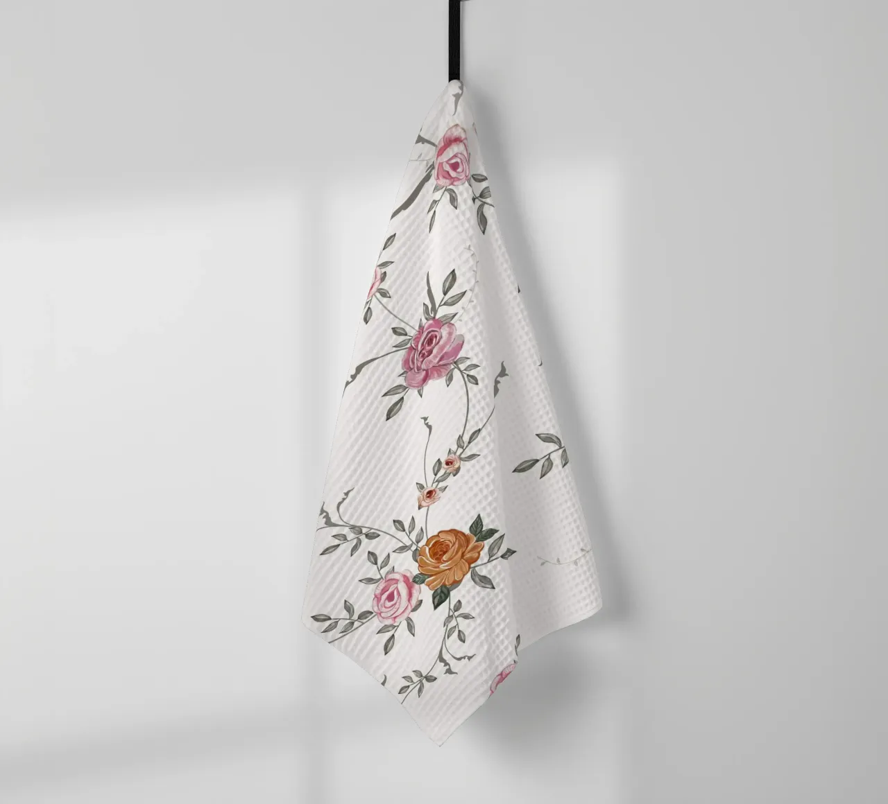 Modello di fiore oleoso canovaccio da cucina da gulsengunel