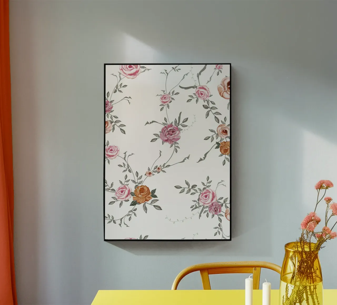 Oily flower pattern Acryl-Glas von gulsengunel