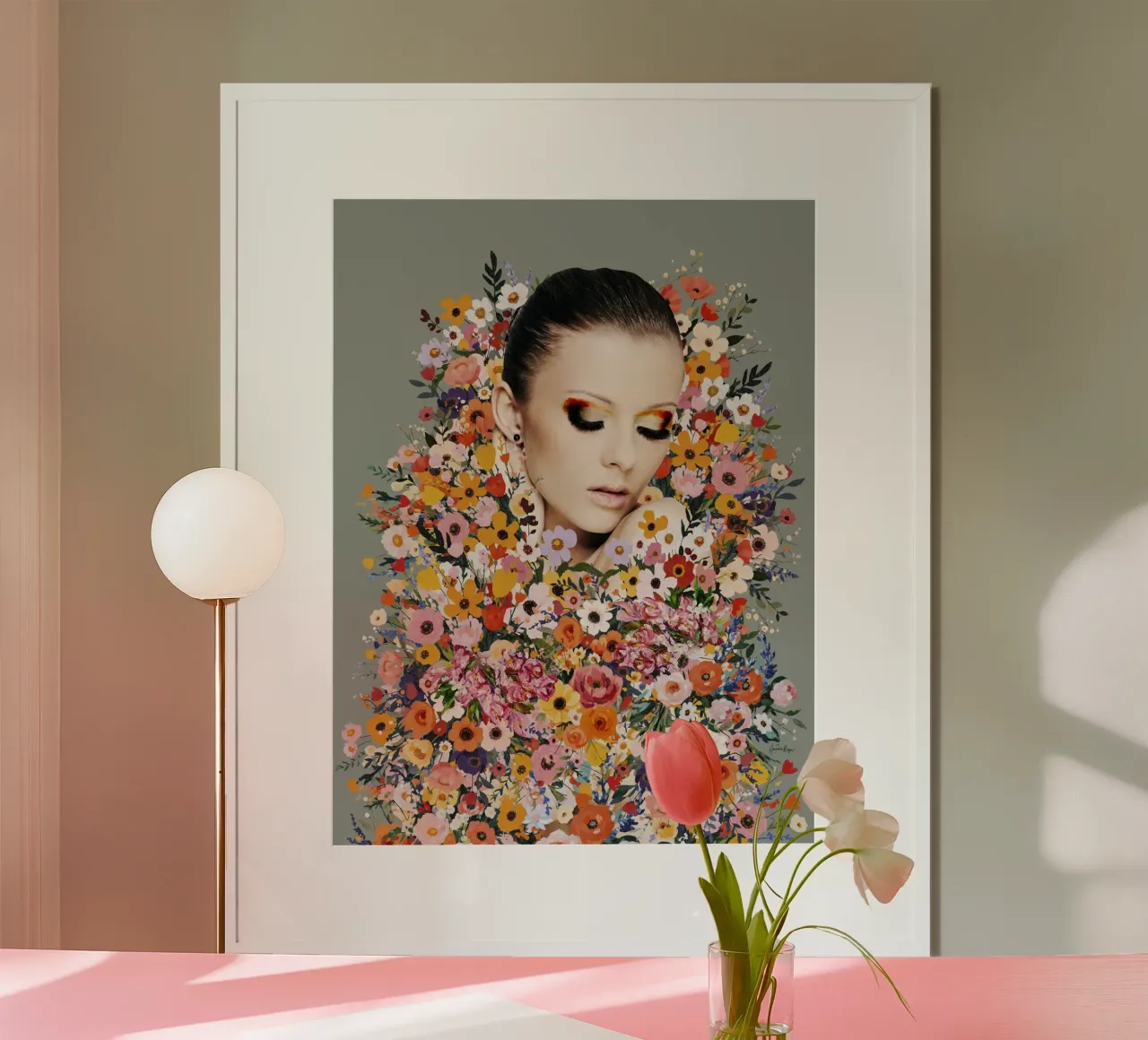 Constance poster con telaio in plastica da Ana Paula Hoppe