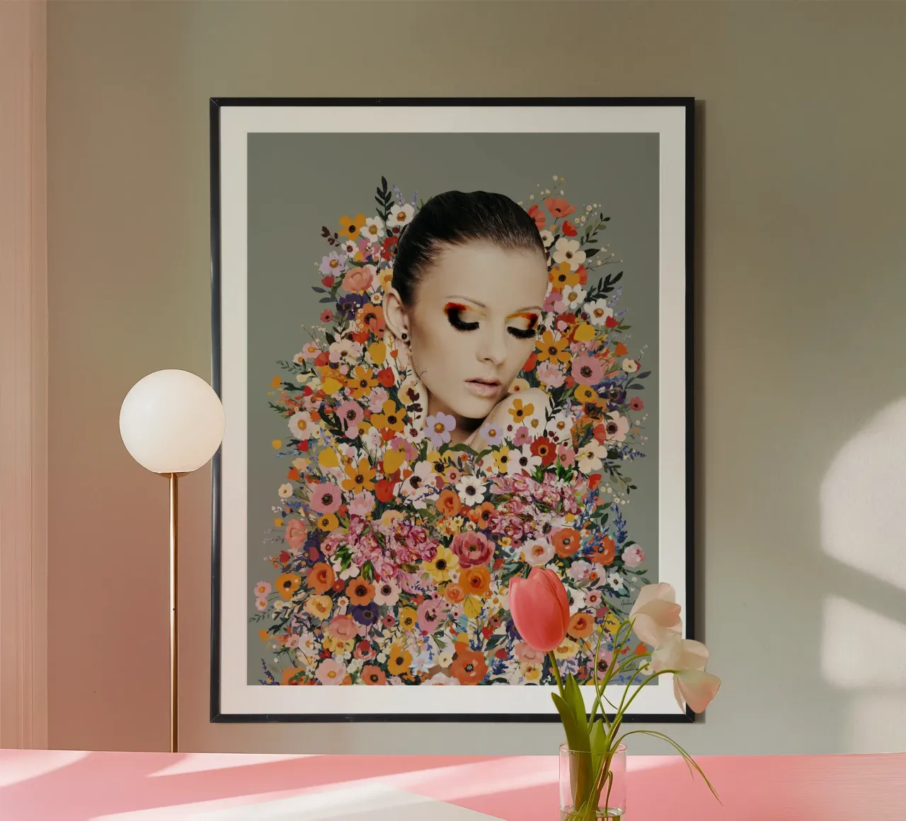 Constance poster con telaio in plastica da Ana Paula Hoppe
