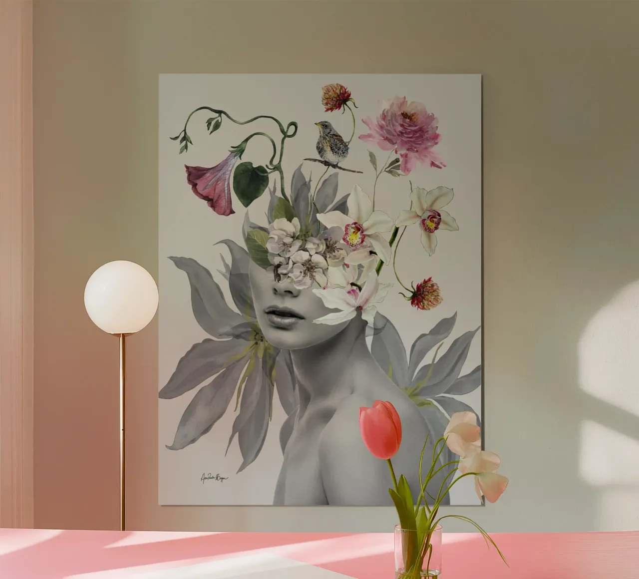 Theodora poster avec cadre en plastique de Ana Paula Hoppe