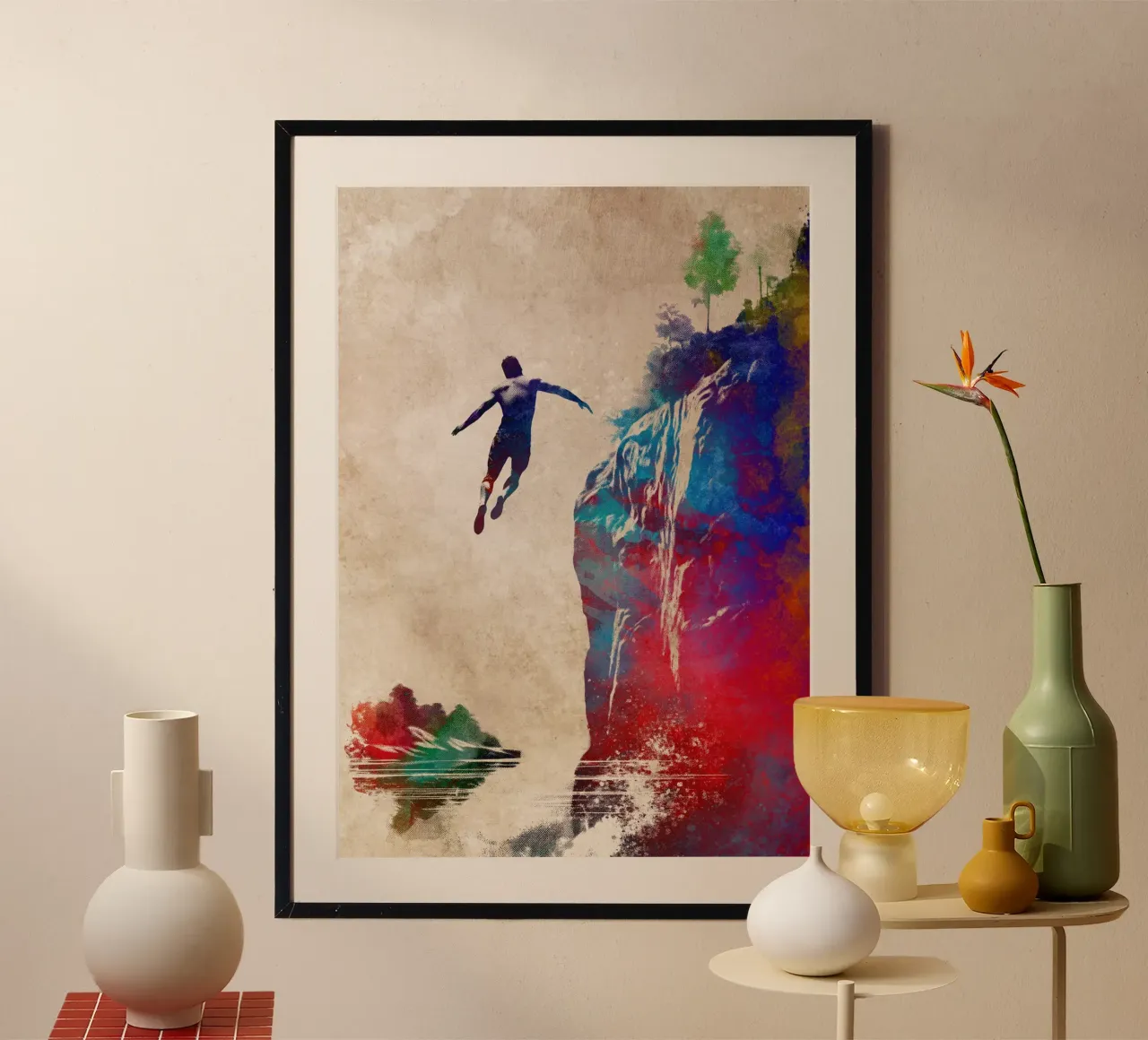 Saltare all'arte dello sport acquatico carta hahnemühle da SPORT