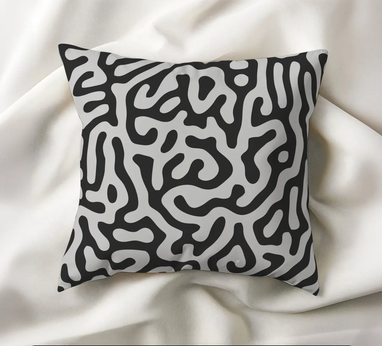 Labirinto di linee cuscino da Artezza