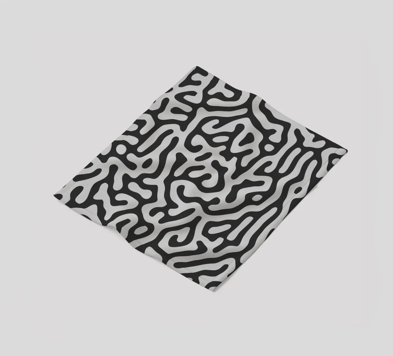 Labirinto di linee coperta in pile da Artezza