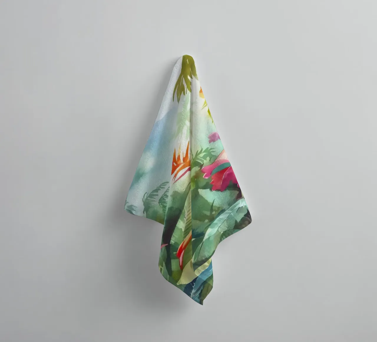 Giungla tropicale di colori asciugamano da bagno da Andrea Haase Modern Home