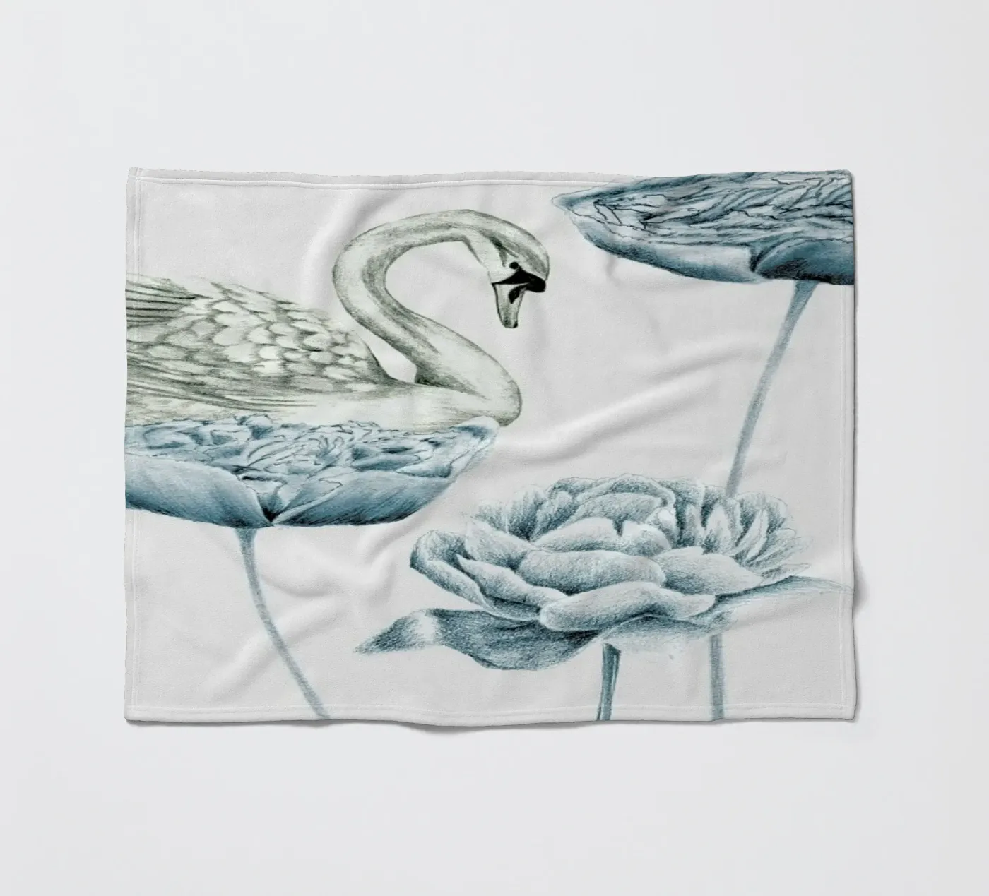 April fleece blanket by youdesignme