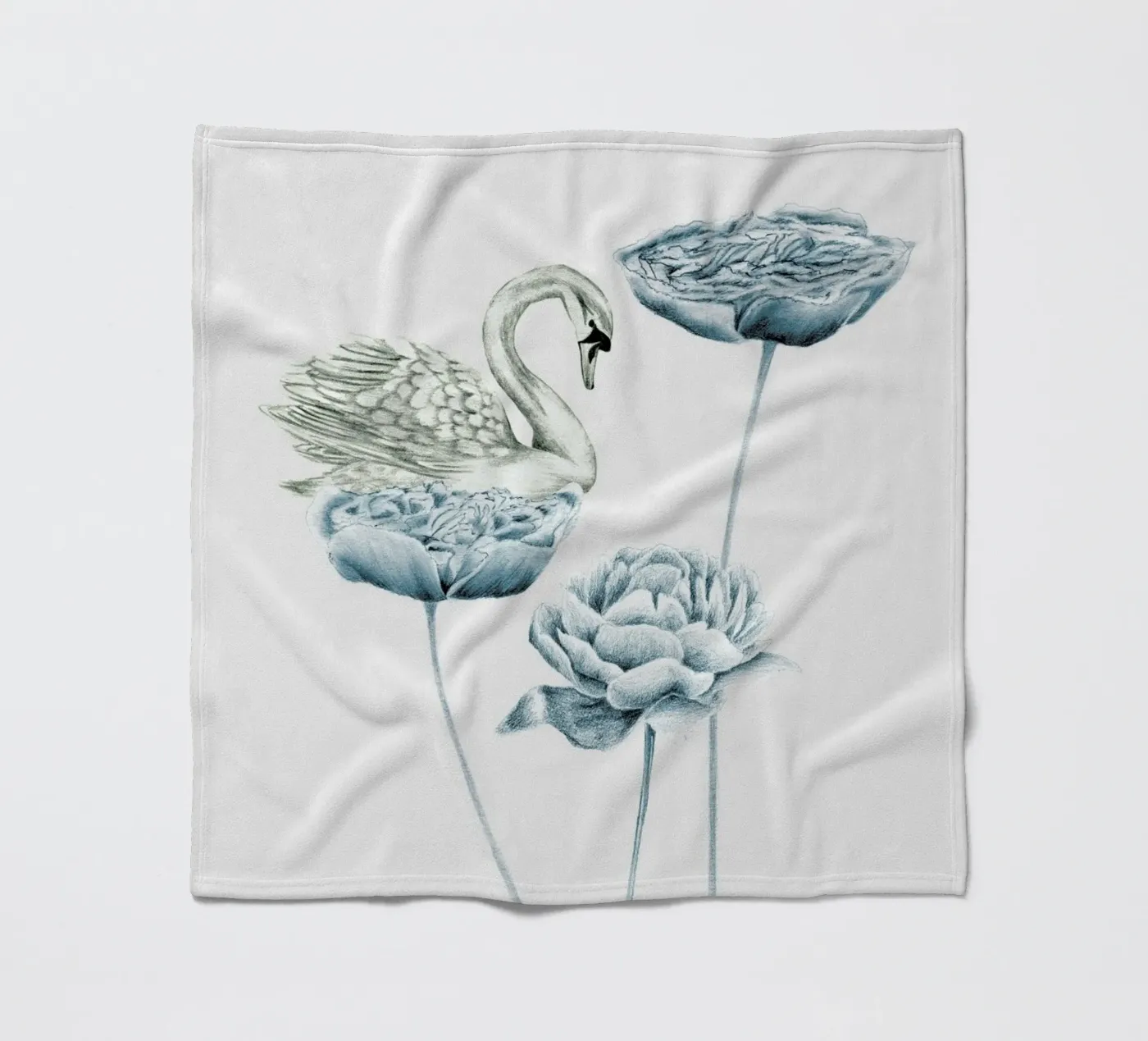 April fleece blanket by youdesignme