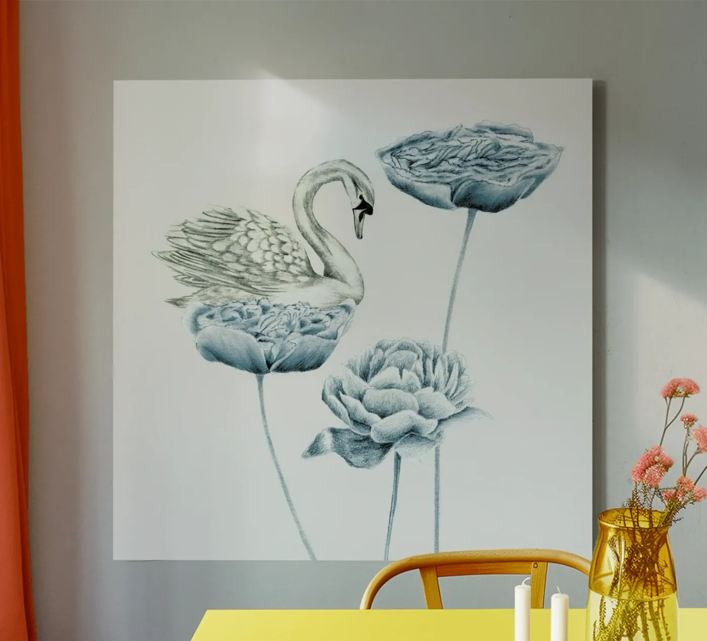 April Leinwand von youdesignme