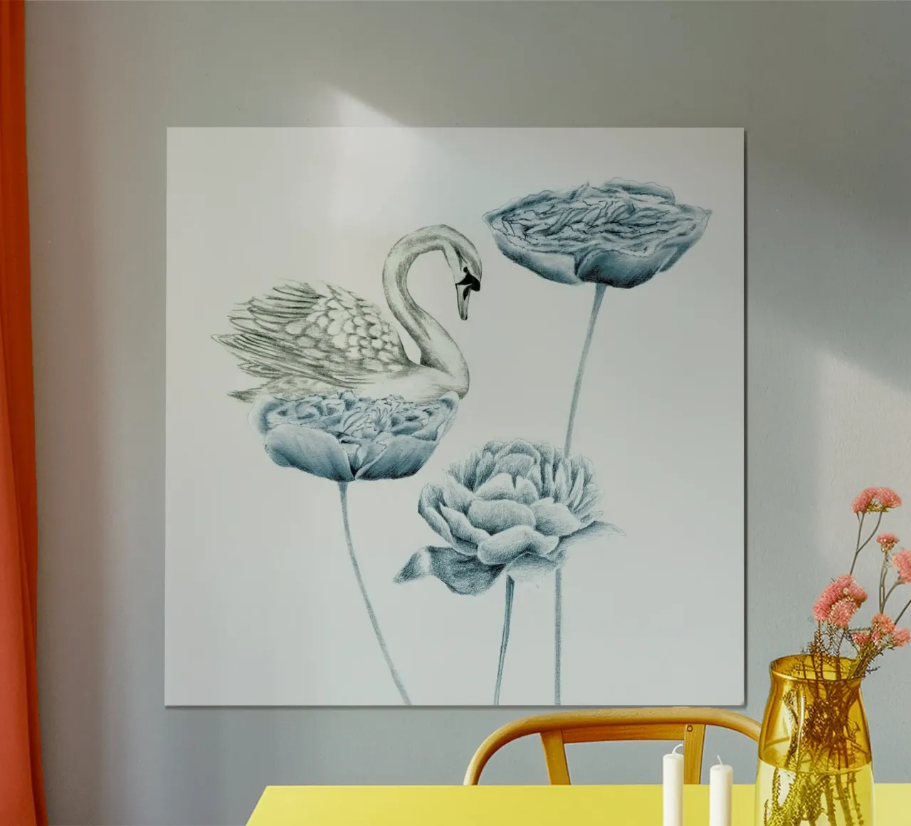 April poster con telaio in plastica da youdesignme