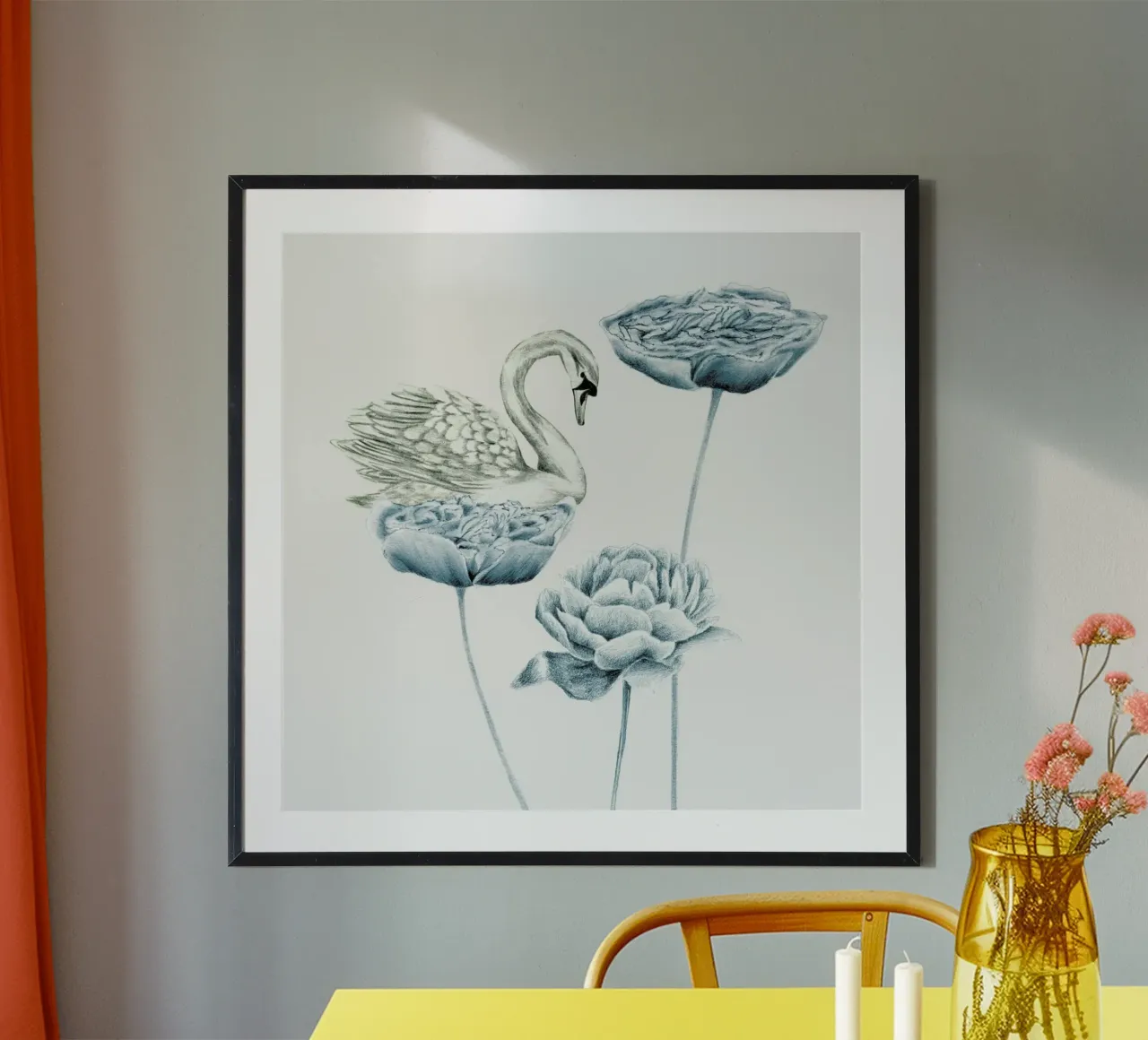 April poster con telaio in plastica da youdesignme