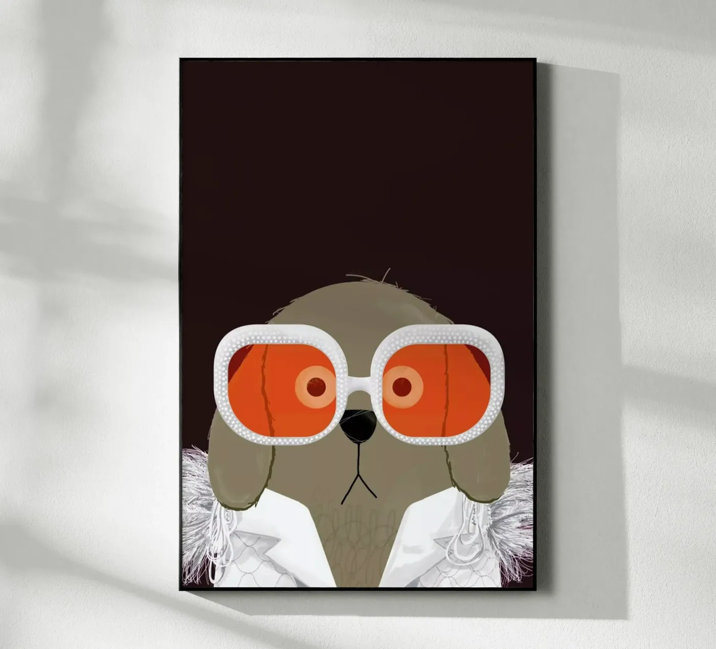 Dog Elton plexiglass da Doozal