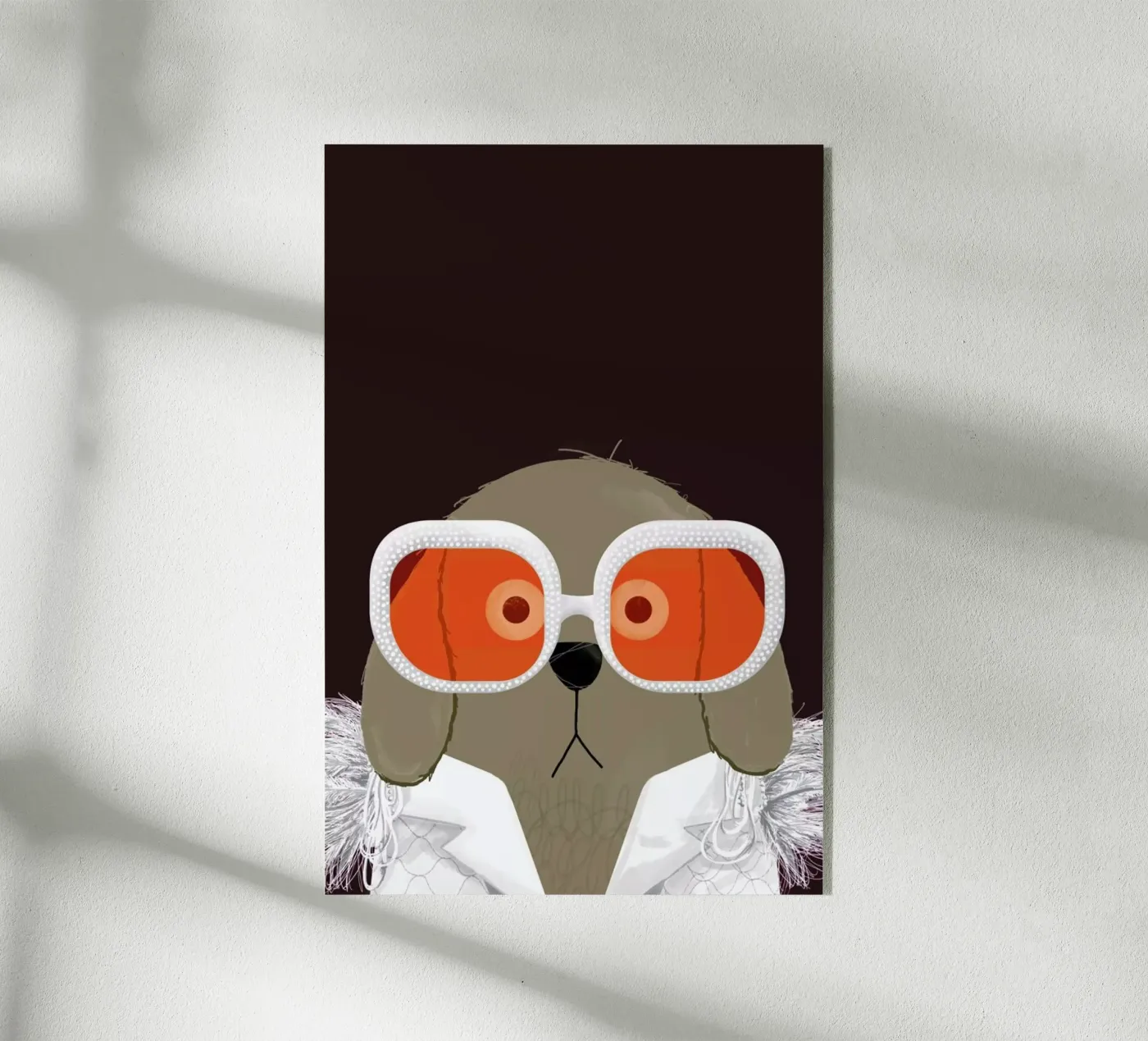 Dog Elton plexiglass da Doozal