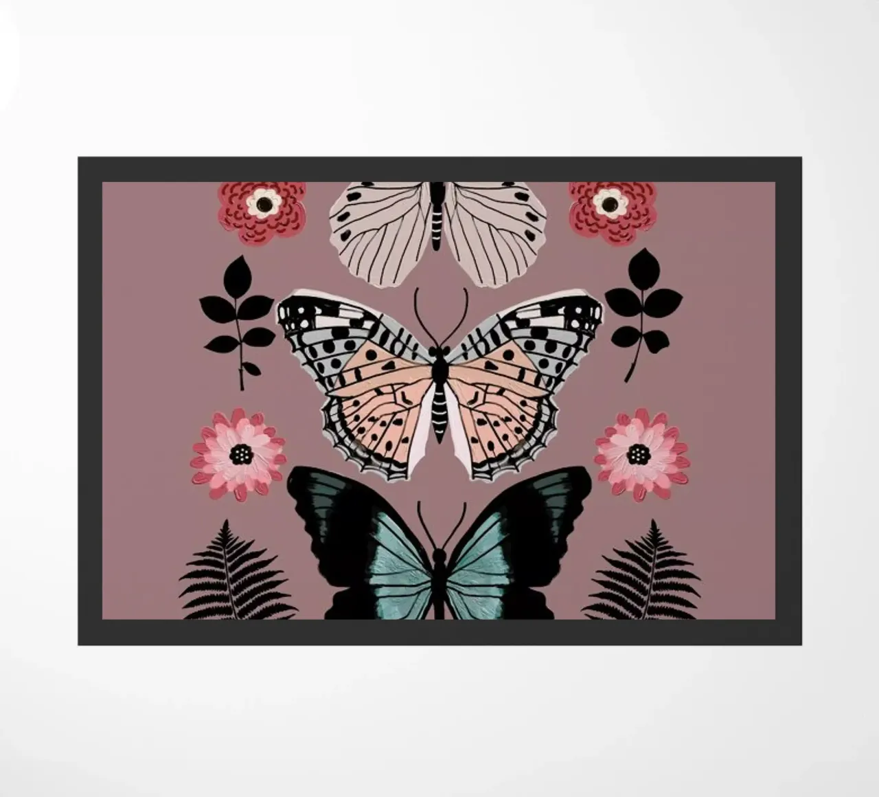 Butterflies Totem2 zerbino da cafelab